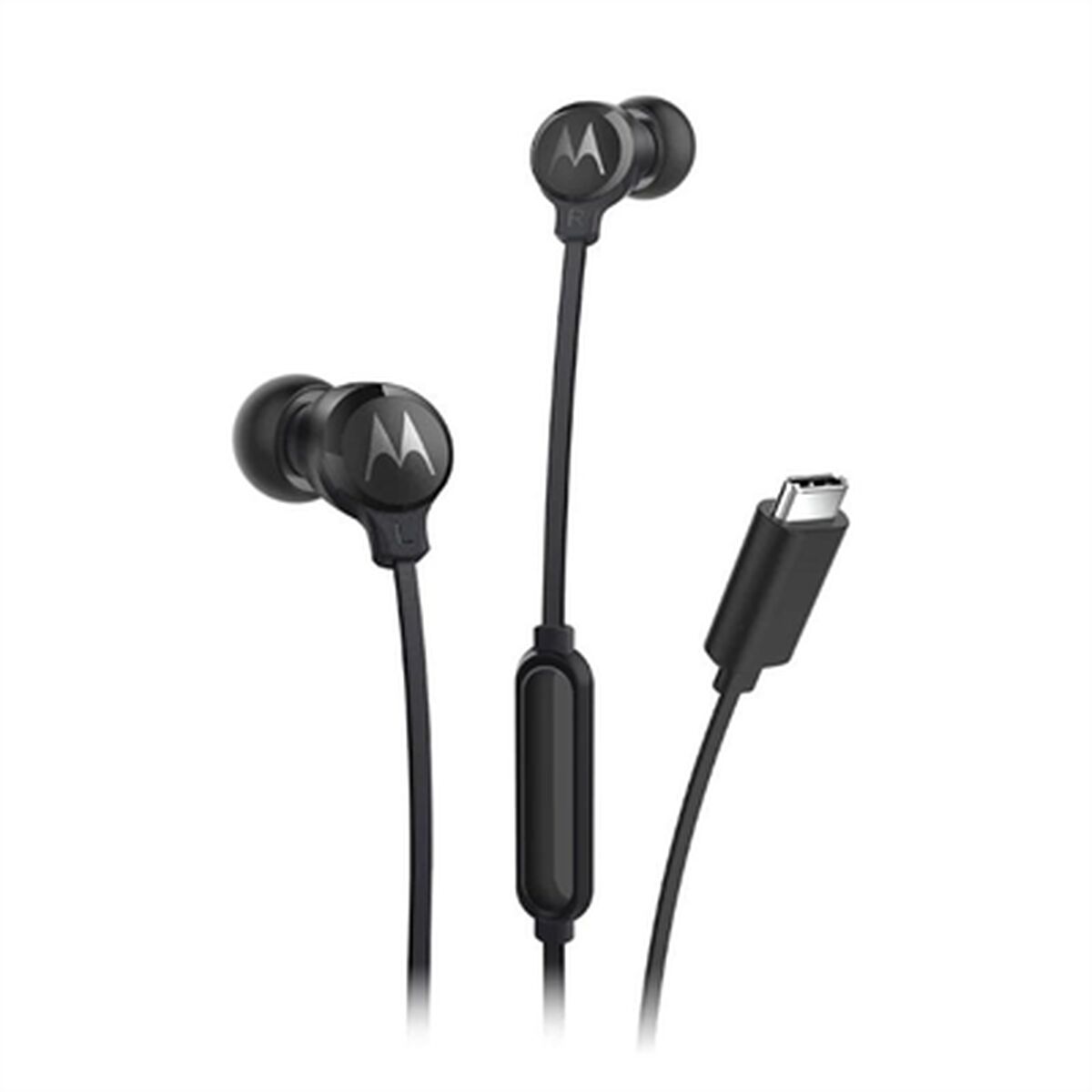 Motorola Headphones Motorola Earbuds 3C-S Black Usb-C