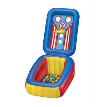 Bestway Inflatable Kids Pool With Balls 110X81X62 Cm +2 Years Garden 52635