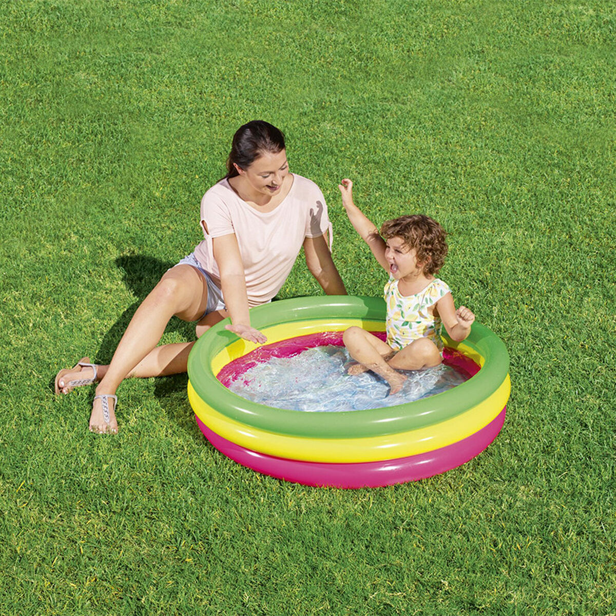 Bestway Inflatable Paddling Pool For Children Bestway 211 L 102 X 25 Cm