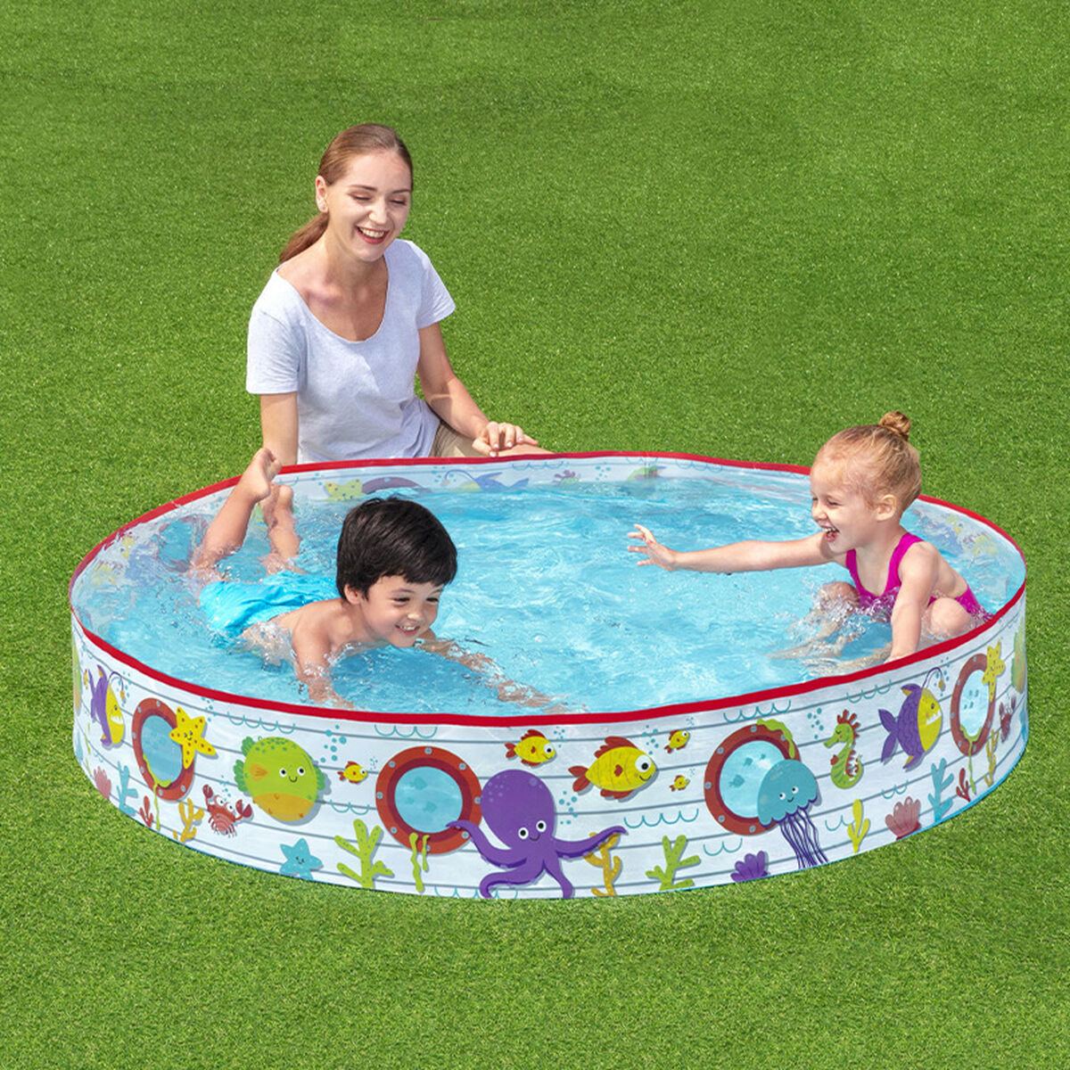 Bestway Inflatable Paddling Pool For Children Bestway Fish 152 X 25 Cm
