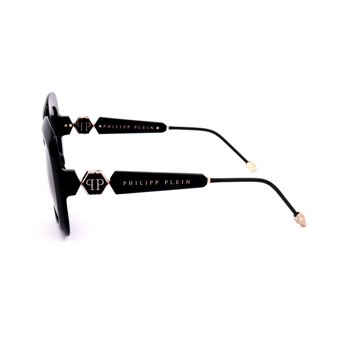 Philipp Plein Men's Sunglasses Philipp Plein Spp065S Shiny Night Blue Black