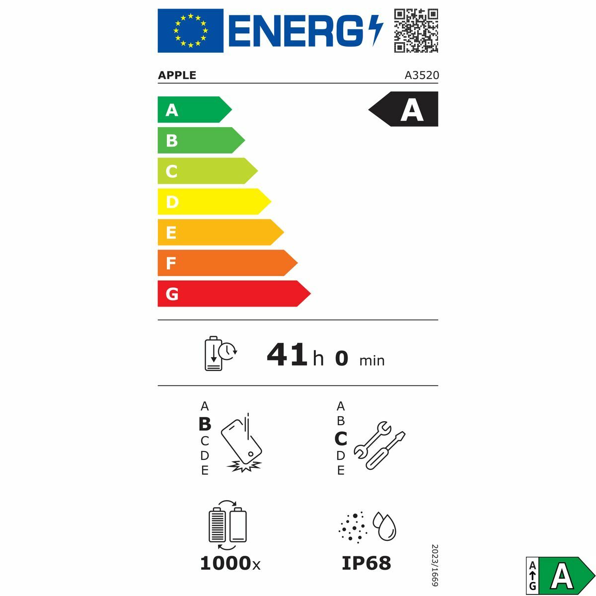 Apple Smartphone Apple Iphone 17 6,3" Hexa Core 8 Gb Ram 512 Gb Green