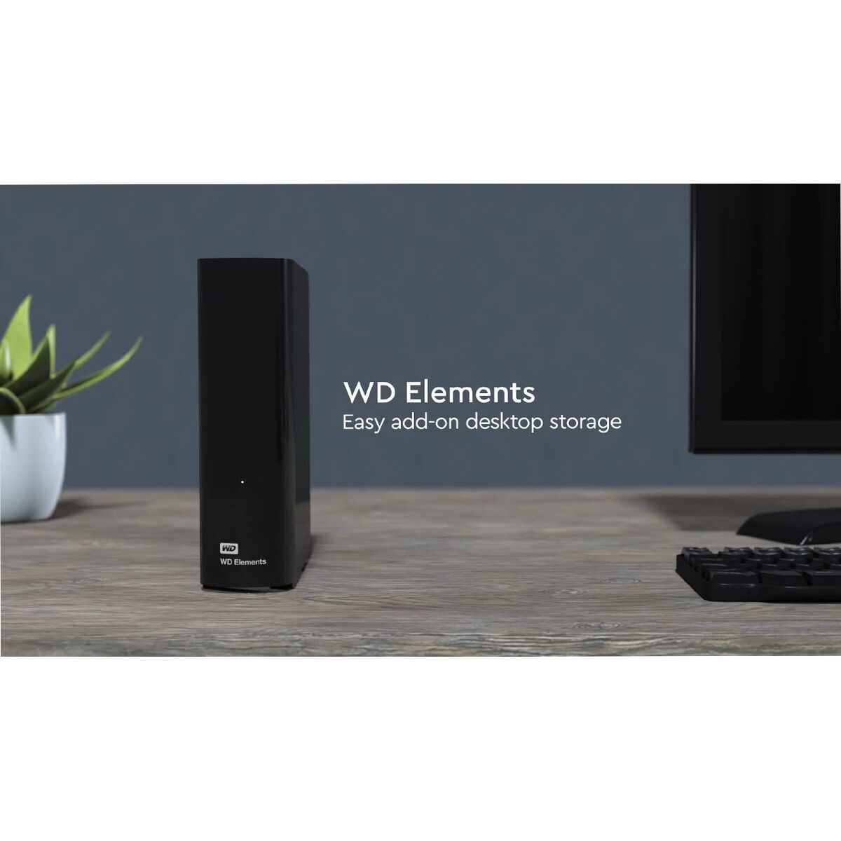 Western Digital External Hard Drive Western Digital Elements Desktop Black 22 Tb