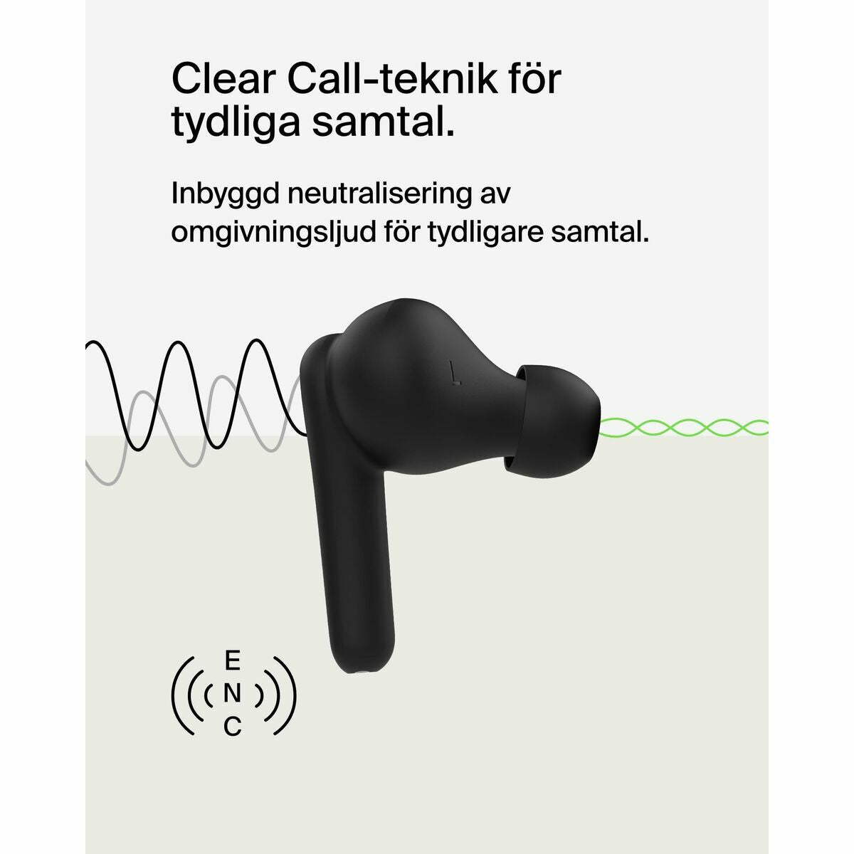 Belkin Headphones Belkin Soundform Rhythm Tr Black
