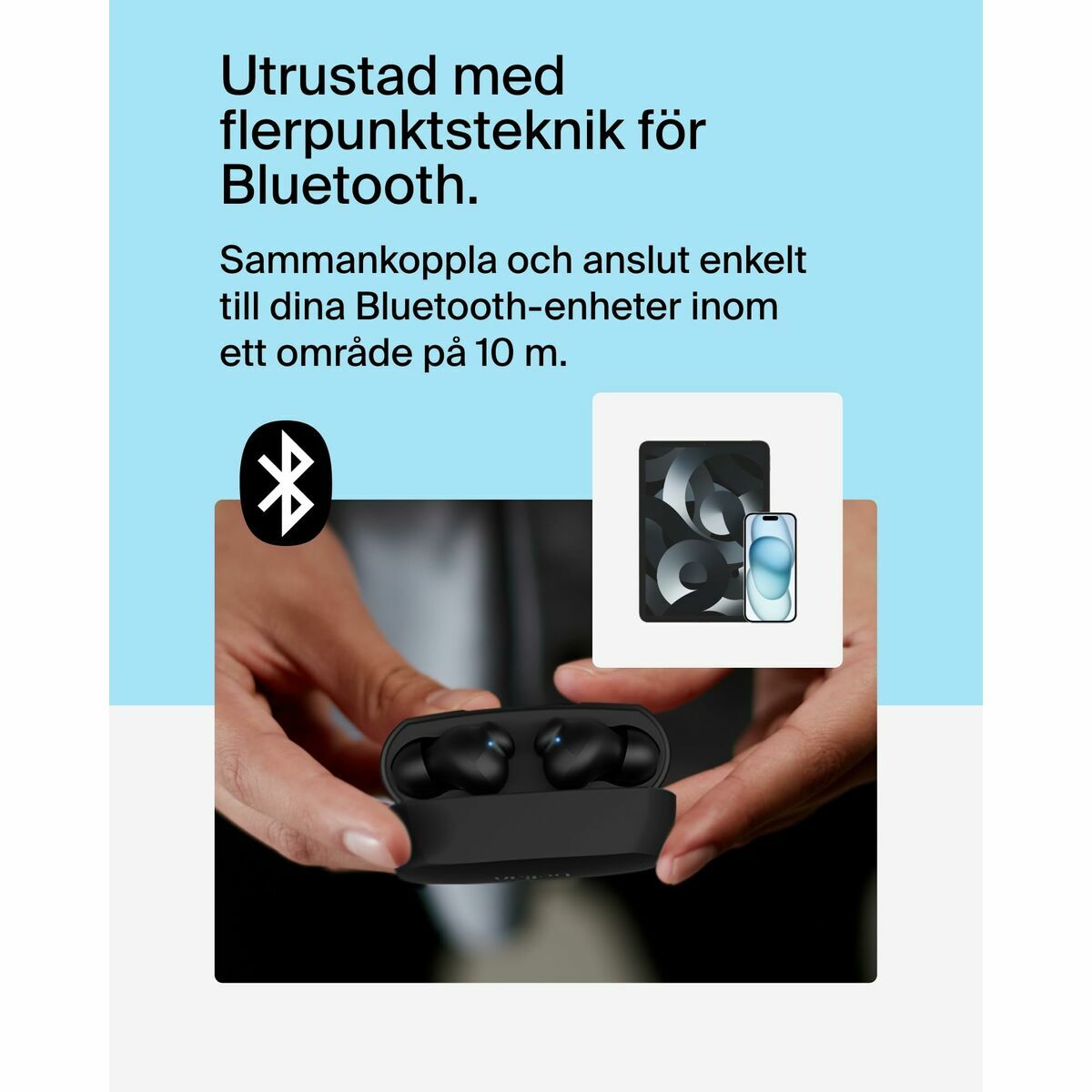 Belkin Headphones Belkin Soundform Rhythm Tr Black