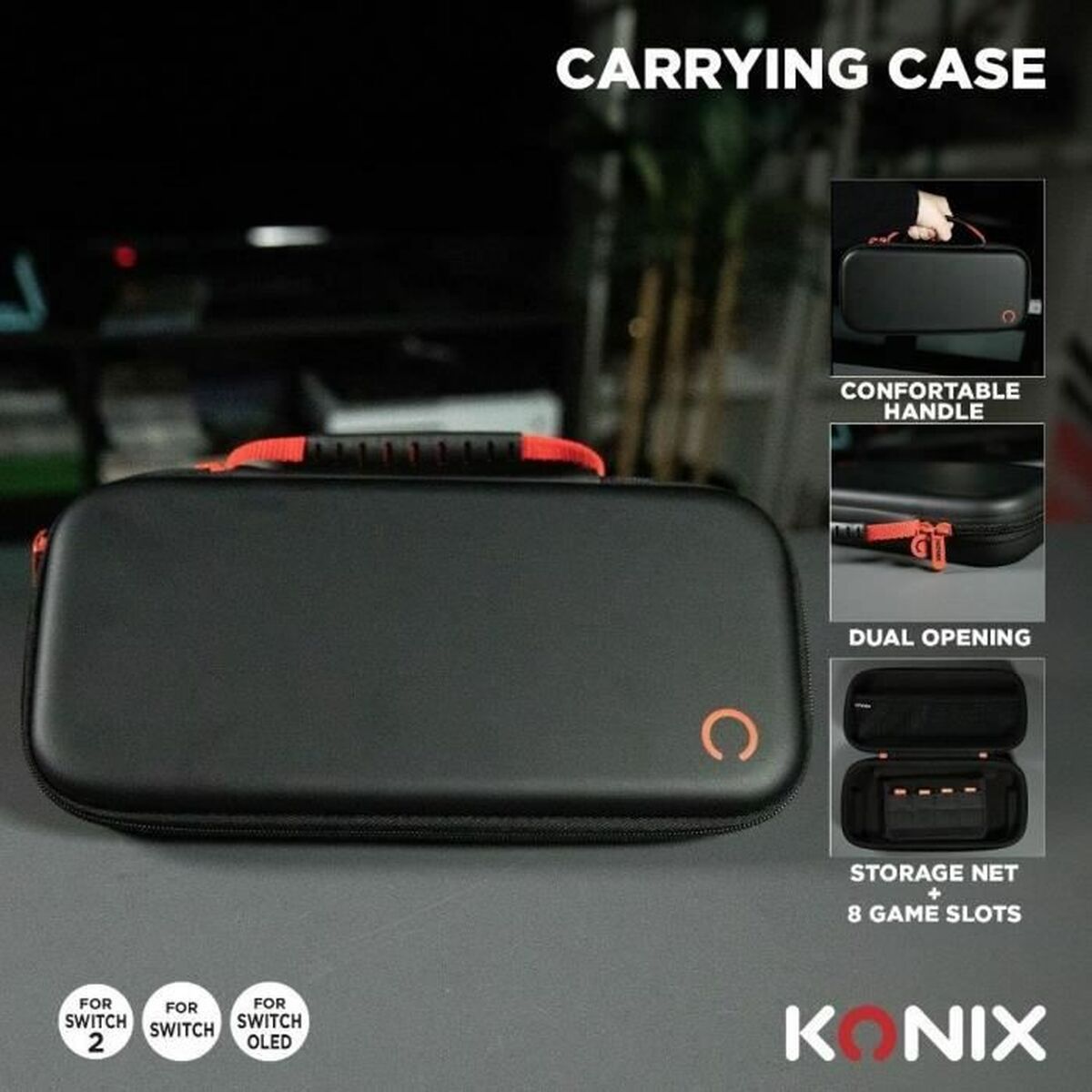 Konix Case For Nintendo Switch 2 Konix