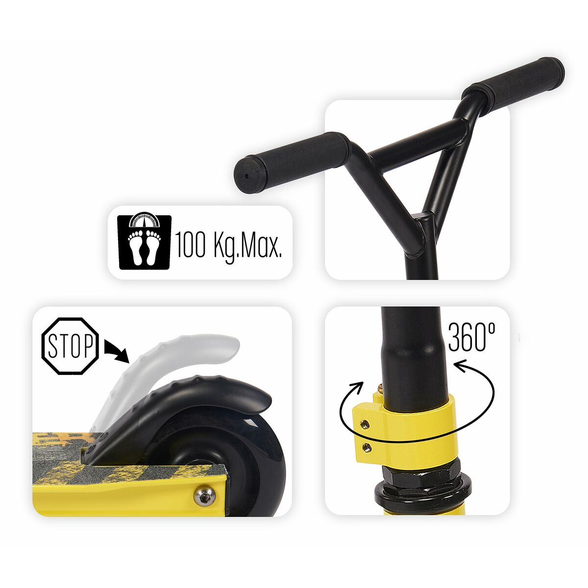 Stamp Scooter Stamp Freestyle Yellow