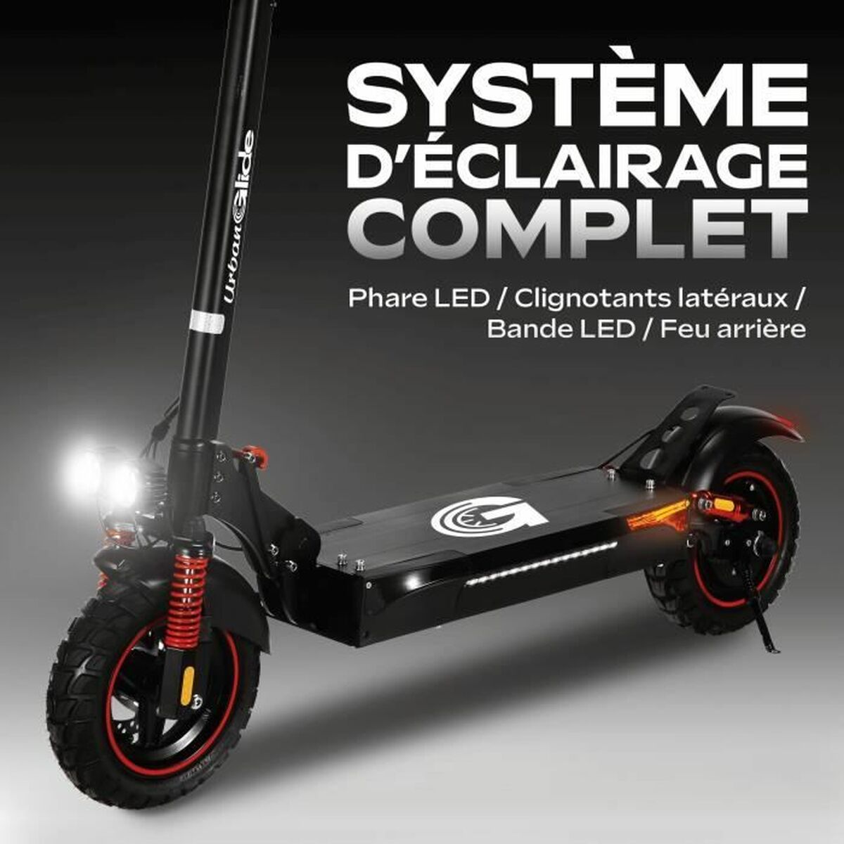 Urbanglide Electric Scooter Urbanglide Ecross Pro Lite 2 Black 25 Km/H