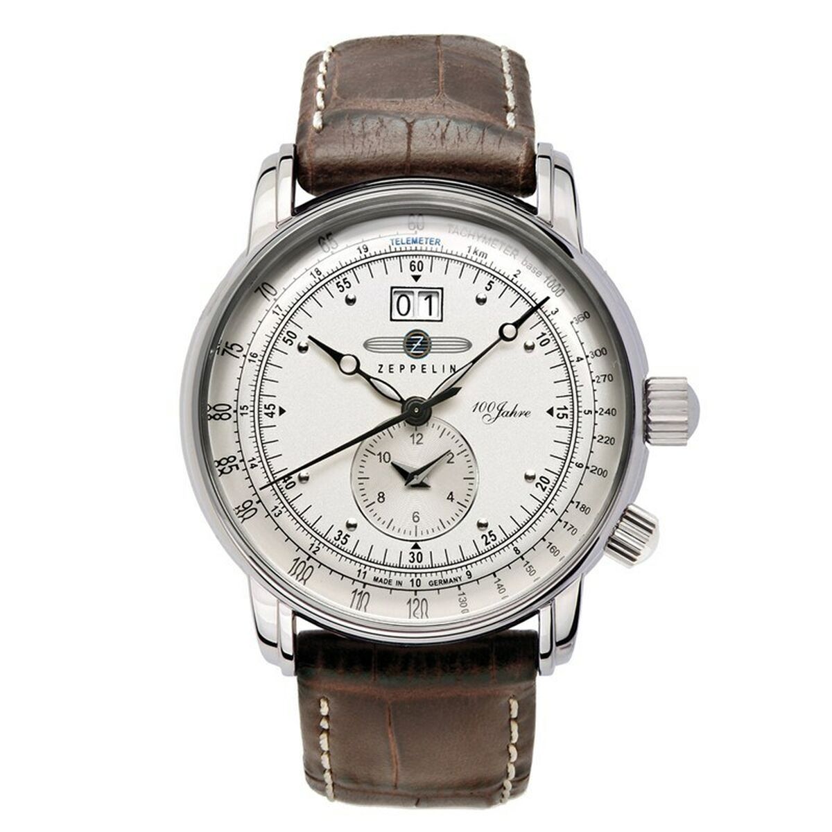 Zeppelin Men's Watch Zeppelin Zegarek Zeppelin 7640-1 Męski Silver