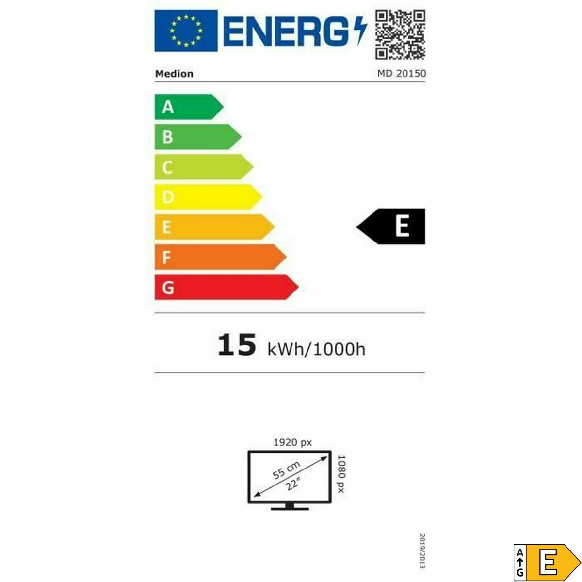 Medion Monitor Medion 30036272 Full Hd Lcd 22"
