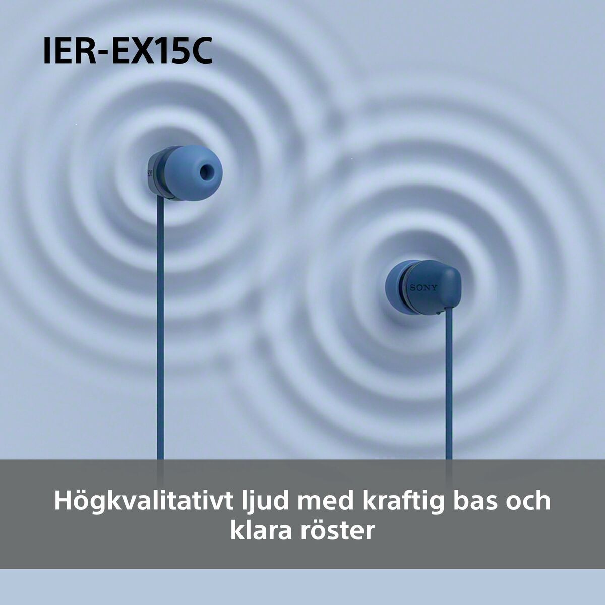 Sony Headphones Sony Ierex15Cw White