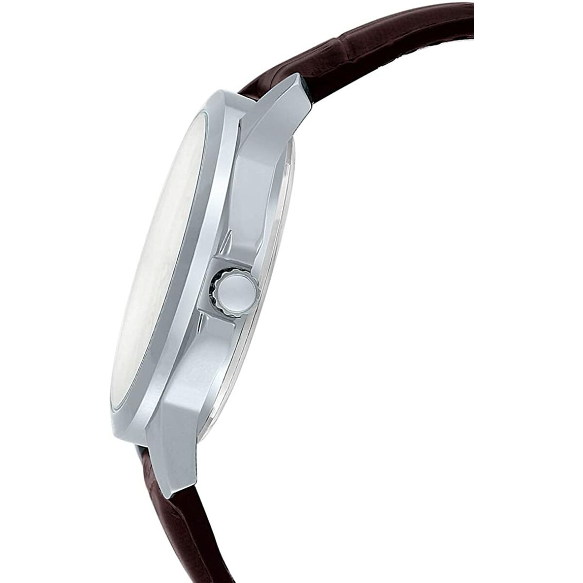 Casio Men's Watch Casio Multifunction Silver, Leather (Ø 41,5 Mm)