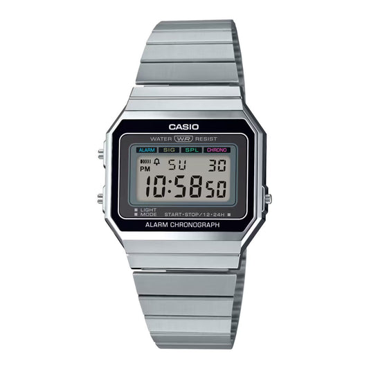 Casio Unisex Watch Casio A700We-1Aef Silver