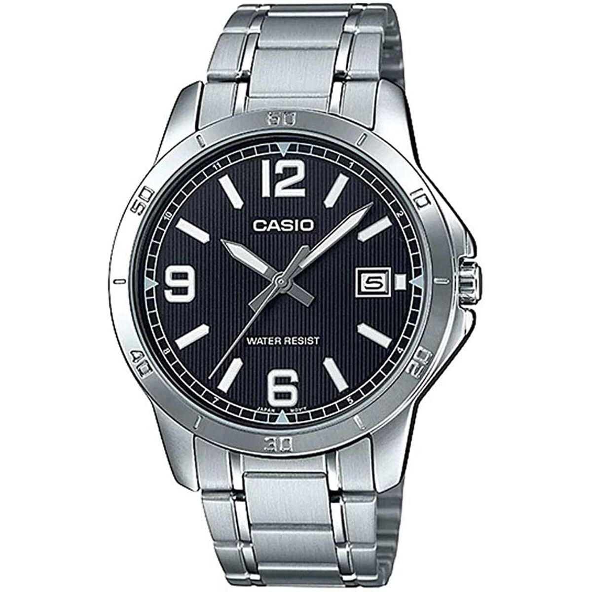 Casio Men's Watch Casio Collection Black Silver (Ø 41,5 Mm)