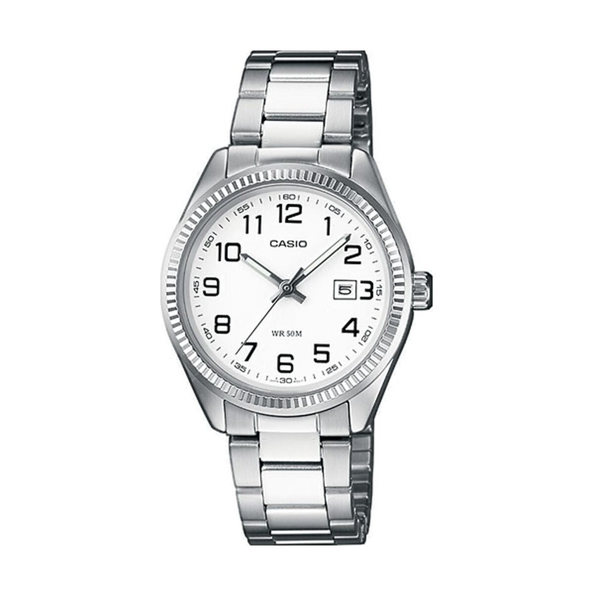 Casio Unisex Watch Casio Collection White Silver (Ø 30 Mm)