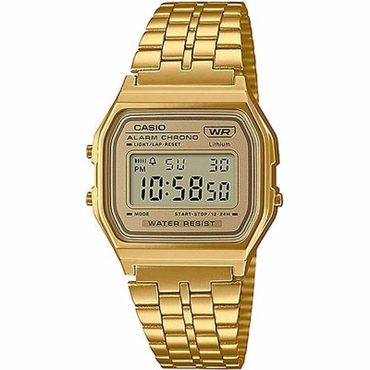 Casio Unisex Watch Casio A158Wegv-9Aef Golden