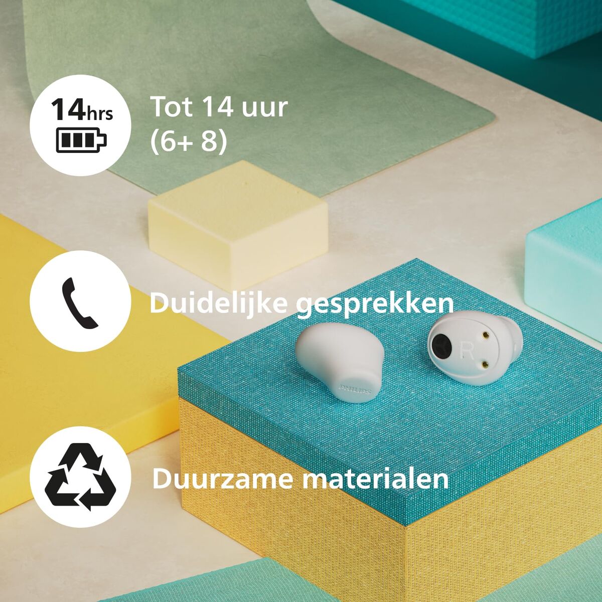 Philips Headphones Philips Tat2149Wt White