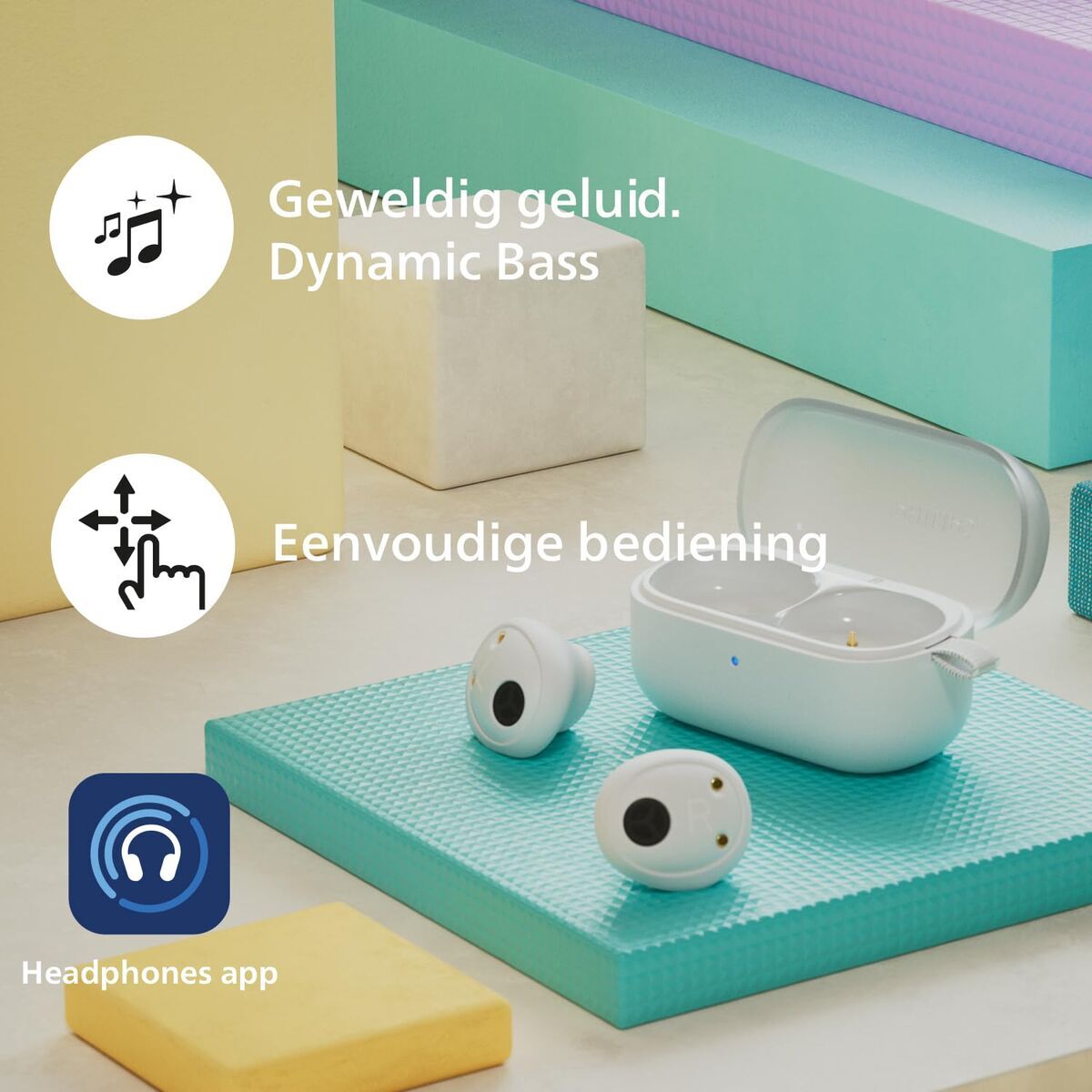 Philips Headphones Philips Tat2149Wt White