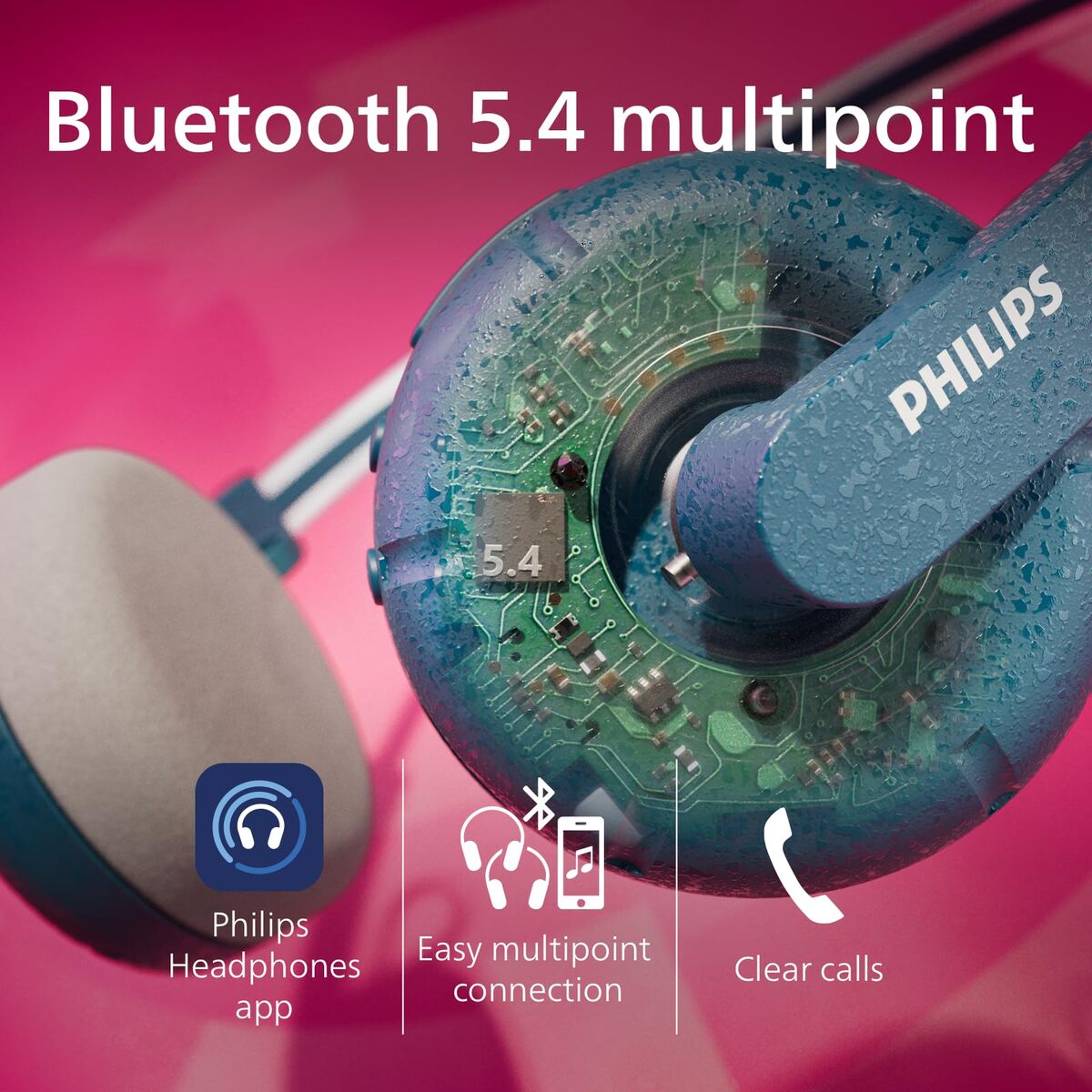 Philips Headphones Philips Tah2000Tl Turquoise