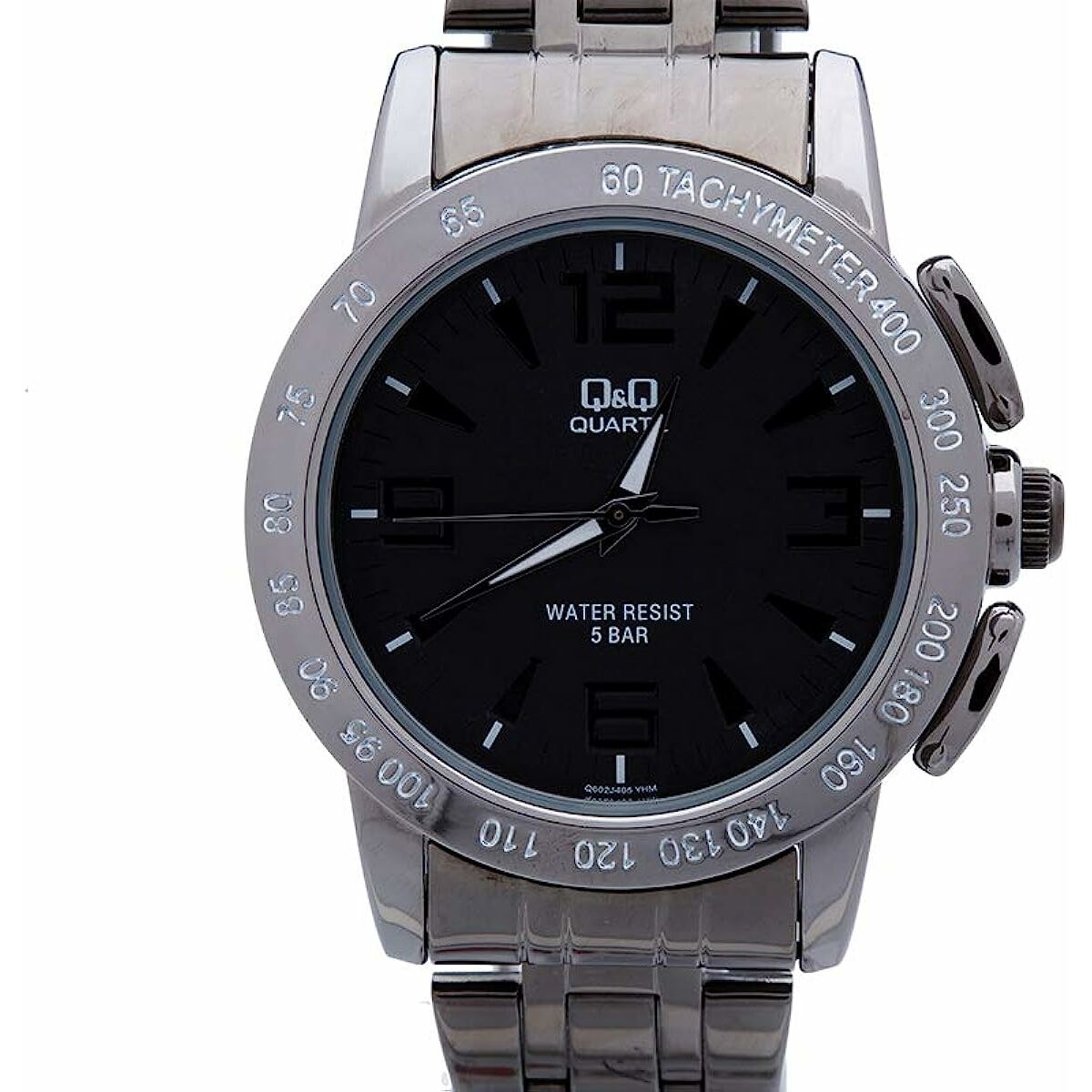 Q&Q Men's Watch Q&Q Q602J405Y Black Silver (Ø 40 Mm)