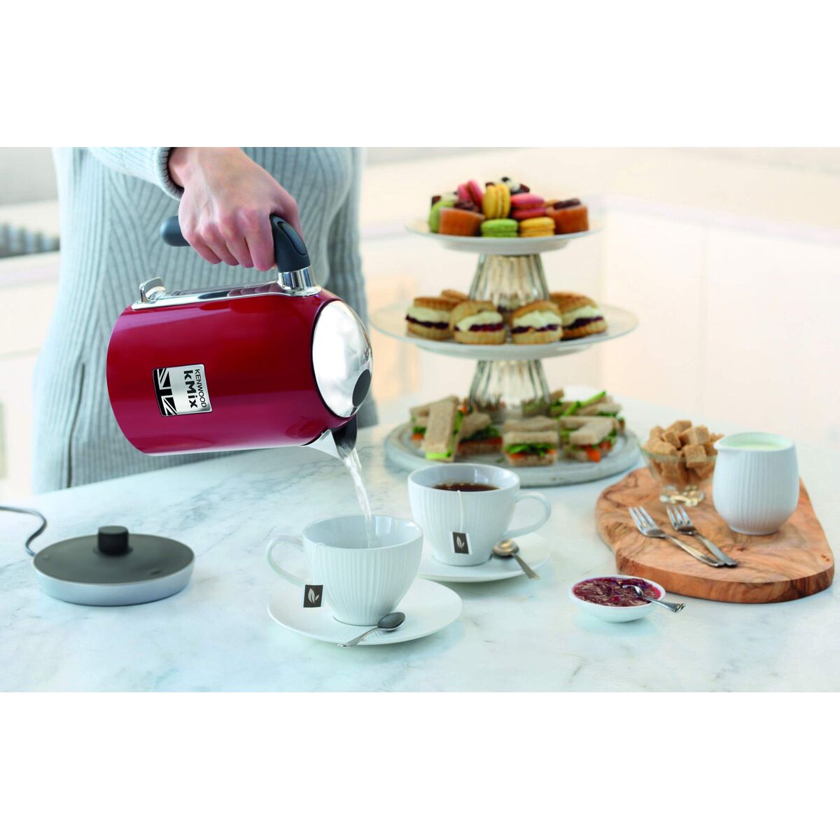 Kettle Kenwood ZJX650RD Red Metal Stainless steel 2200 W 1 L