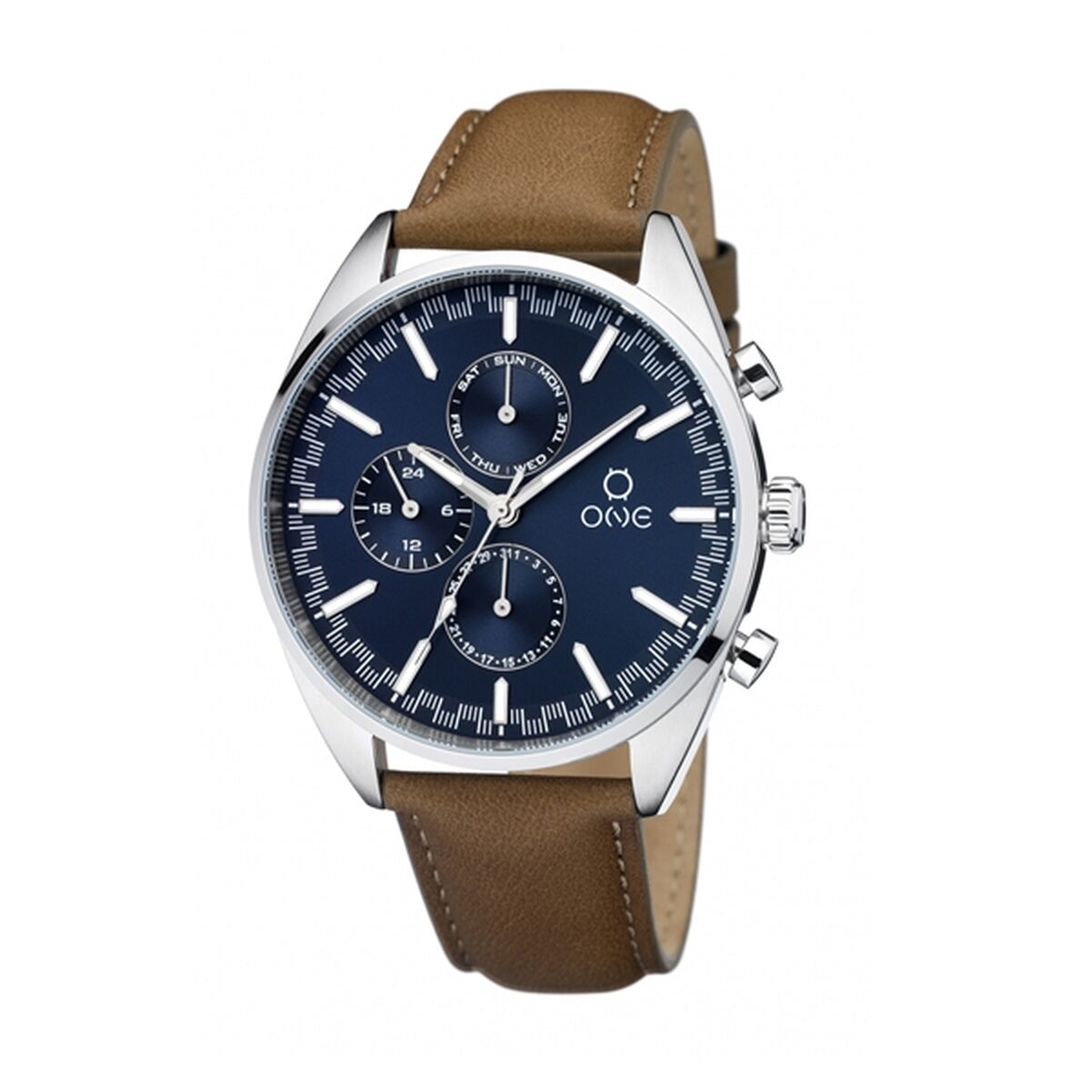 One Men's Watch One Og8024Ac01B Brown