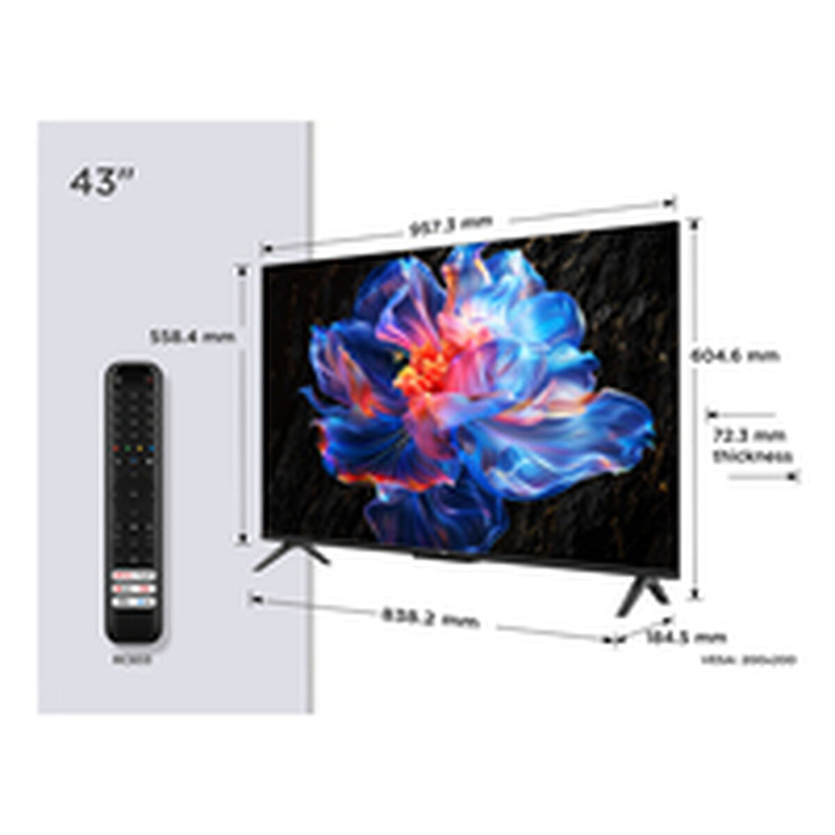 Tcl Smart Tv Tcl 43P6K 43" 4K Ultra Hd Led Hdr D-Led