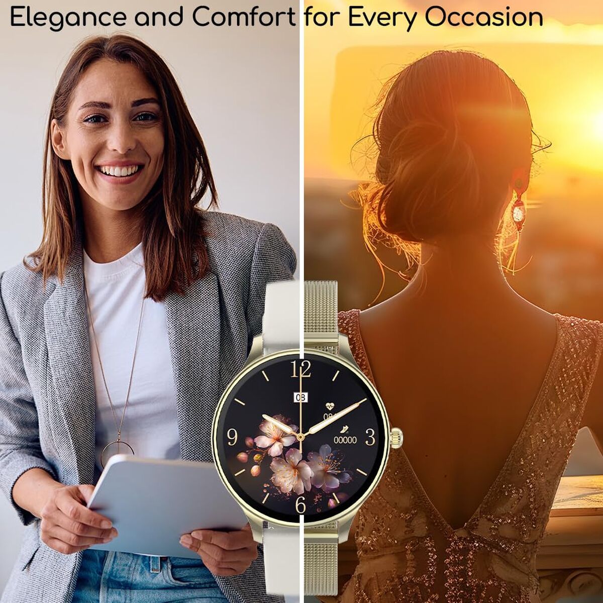 Forever Smartwatch Forever Gsm180306 Rose Gold