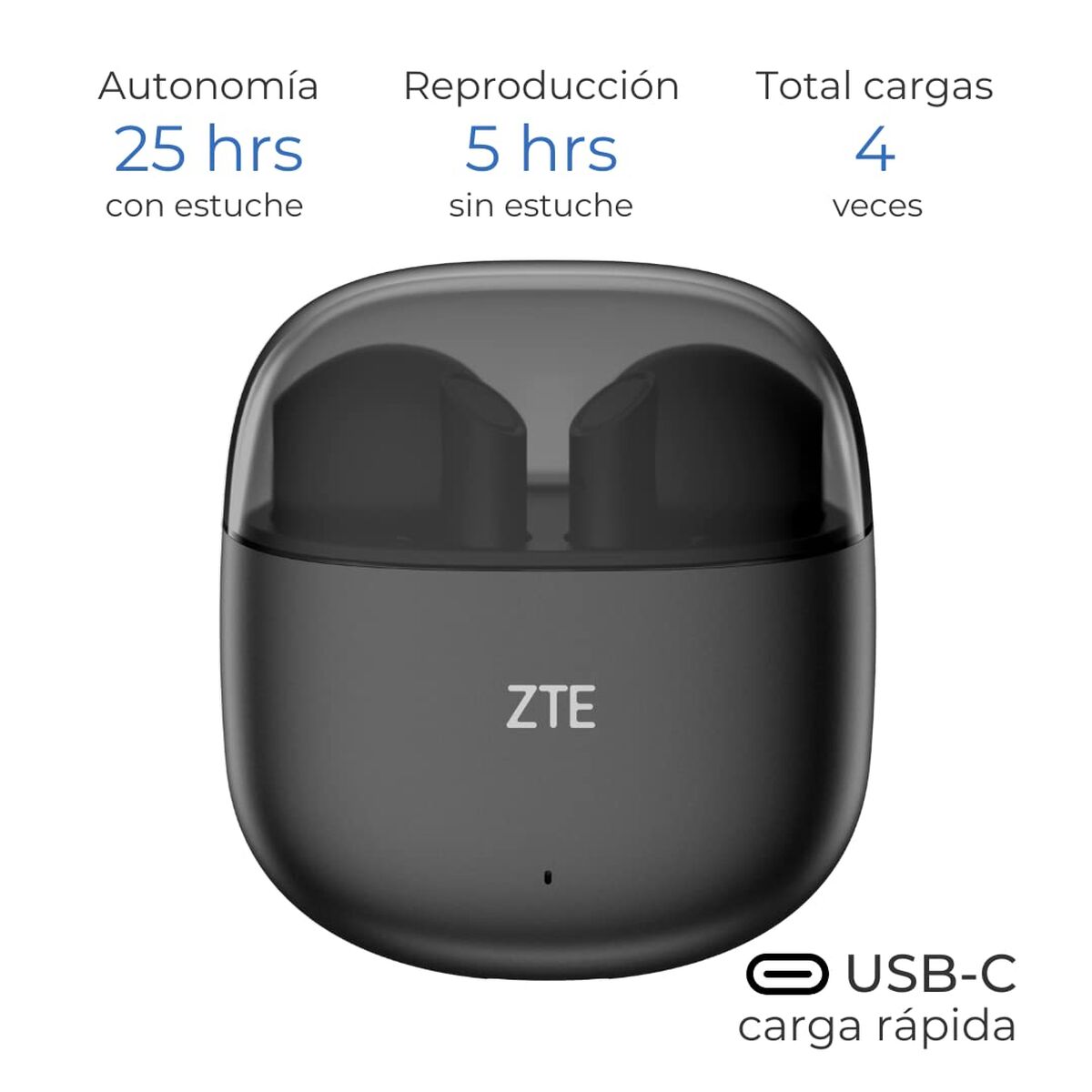 Zte Wireless Headphones Zte Buds 2 Black