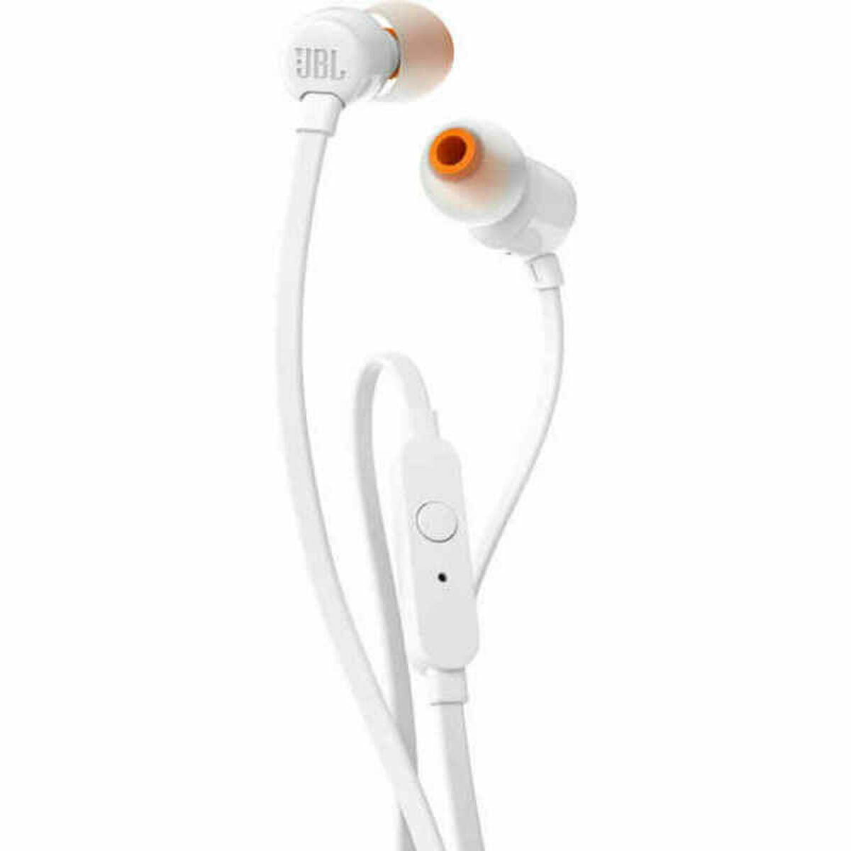 Jbl Headphones With Microphone Jbl T110 White