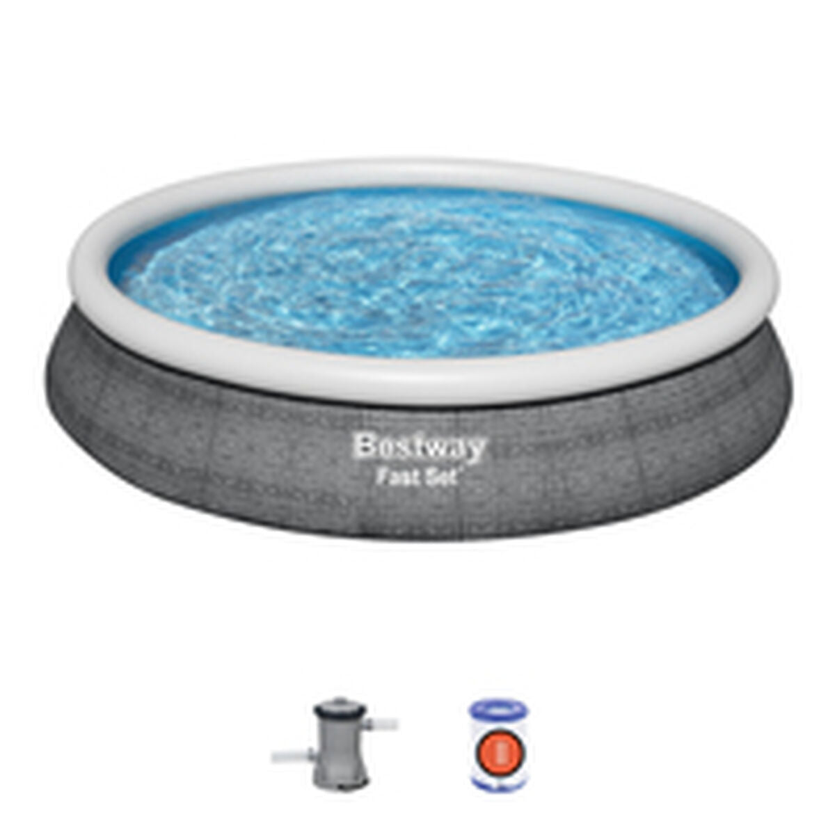 Bestway Inflatable Pool Bestway Grey 9677 L 457 X 84 Cm