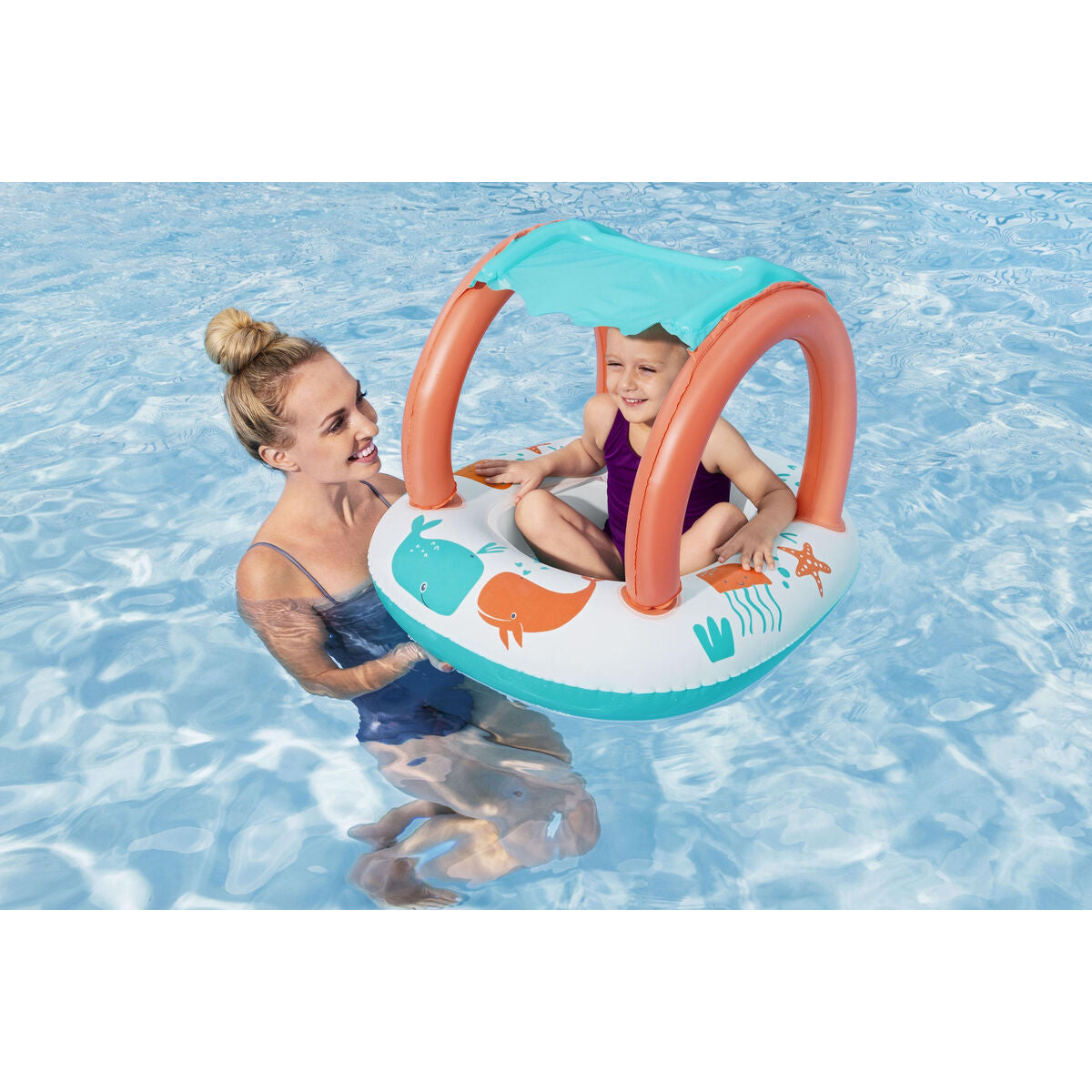 Bestway Inflatable Kids Boat Comfort 84X67 Cm +3 Years Beach Pool 34203