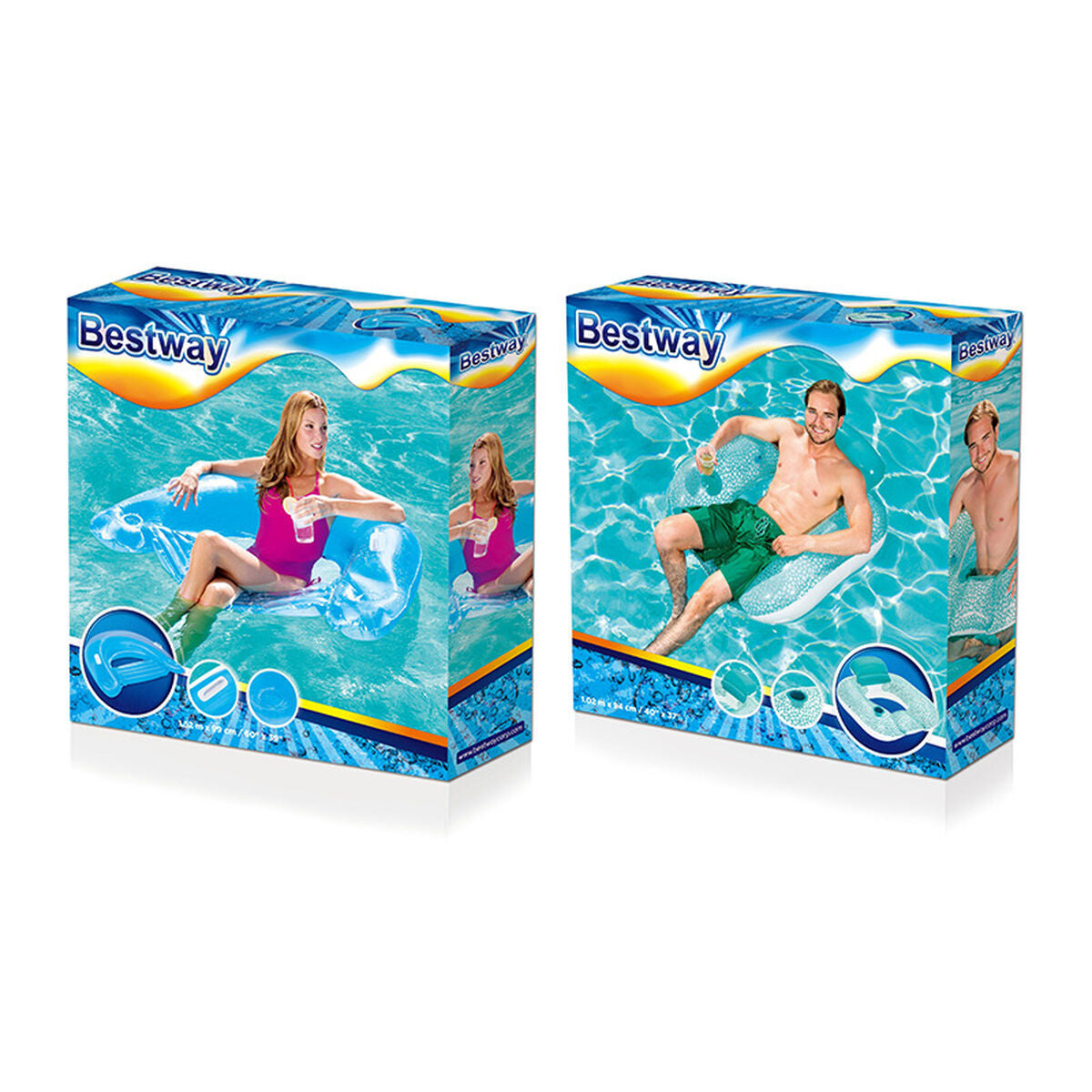 Bestway Inflatable Pool Chair Bestway 152 X 99 Cm