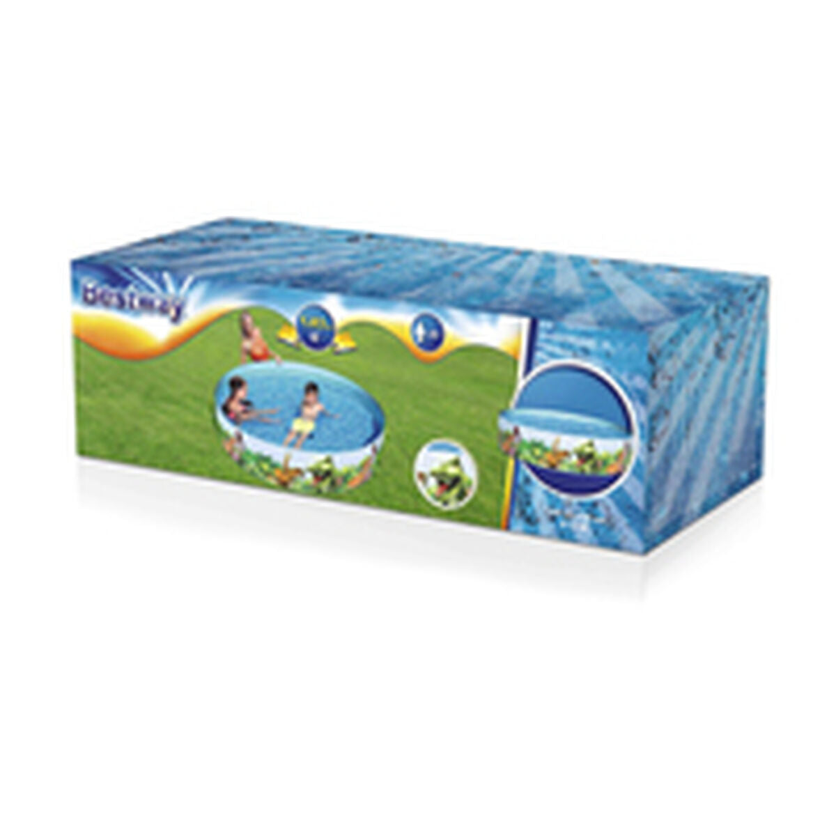 Bestway Inflatable Paddling Pool For Children Bestway Dinosaurs 183 X 38 Cm