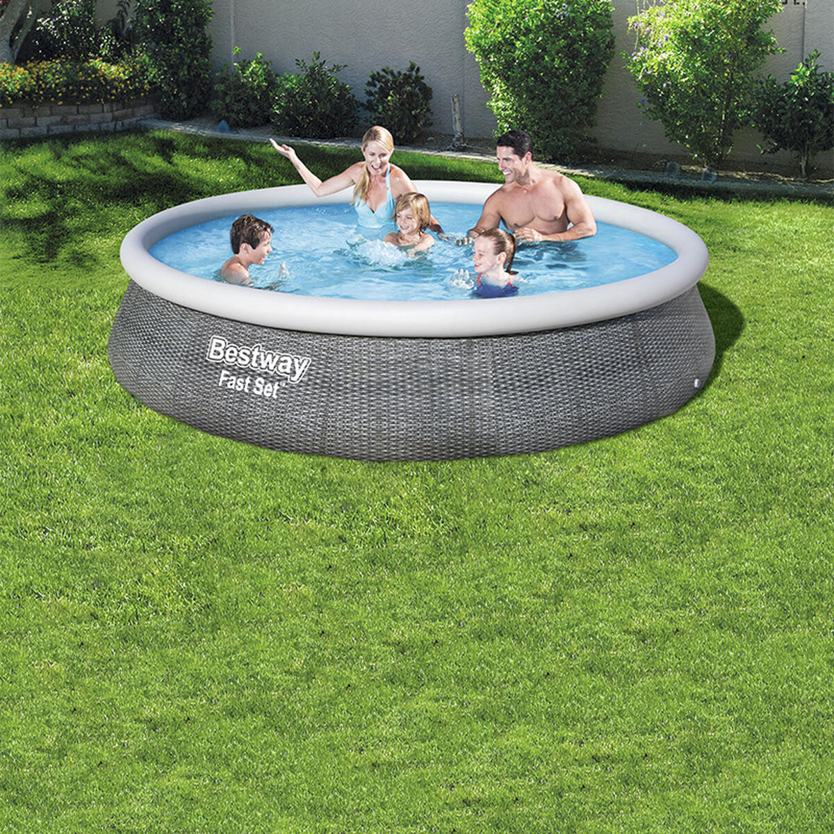 Bestway Inflatable Pool Bestway Grey 7340 L 396 X 84 Cm