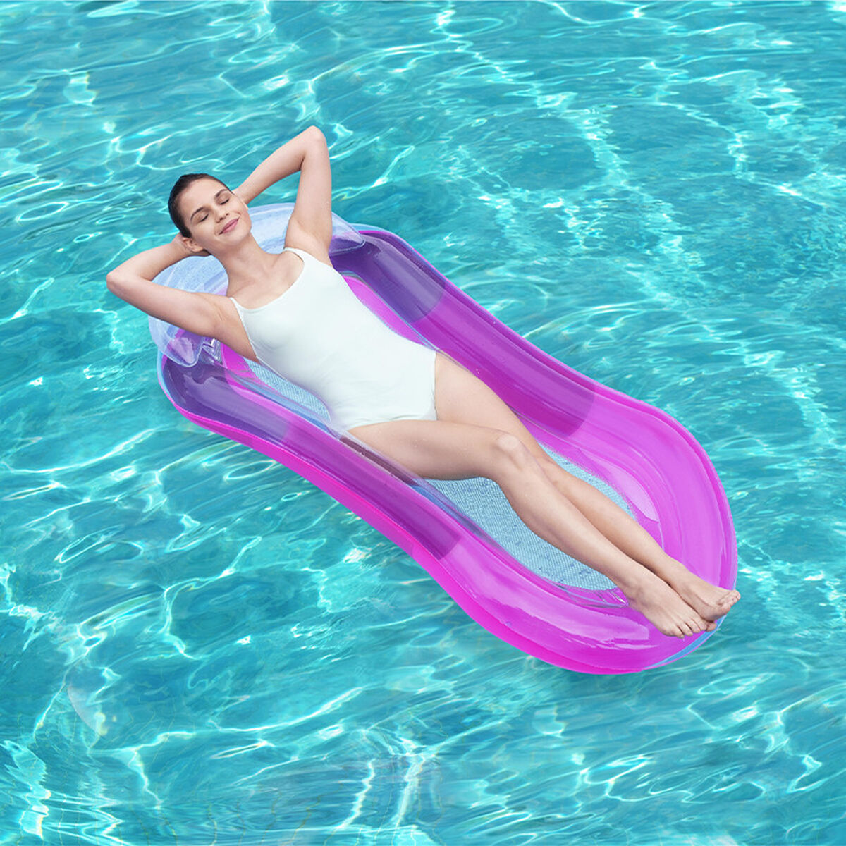 Bestway Inflatable Pool Chair Bestway Aqua 160 X 84 Cm 74 X 153 X 28 Cm