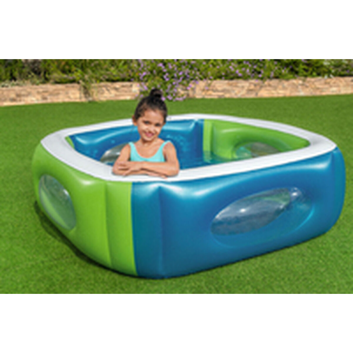 Bestway Inflatable Paddling Pool For Children Bestway 168 X 168 X 56 Cm