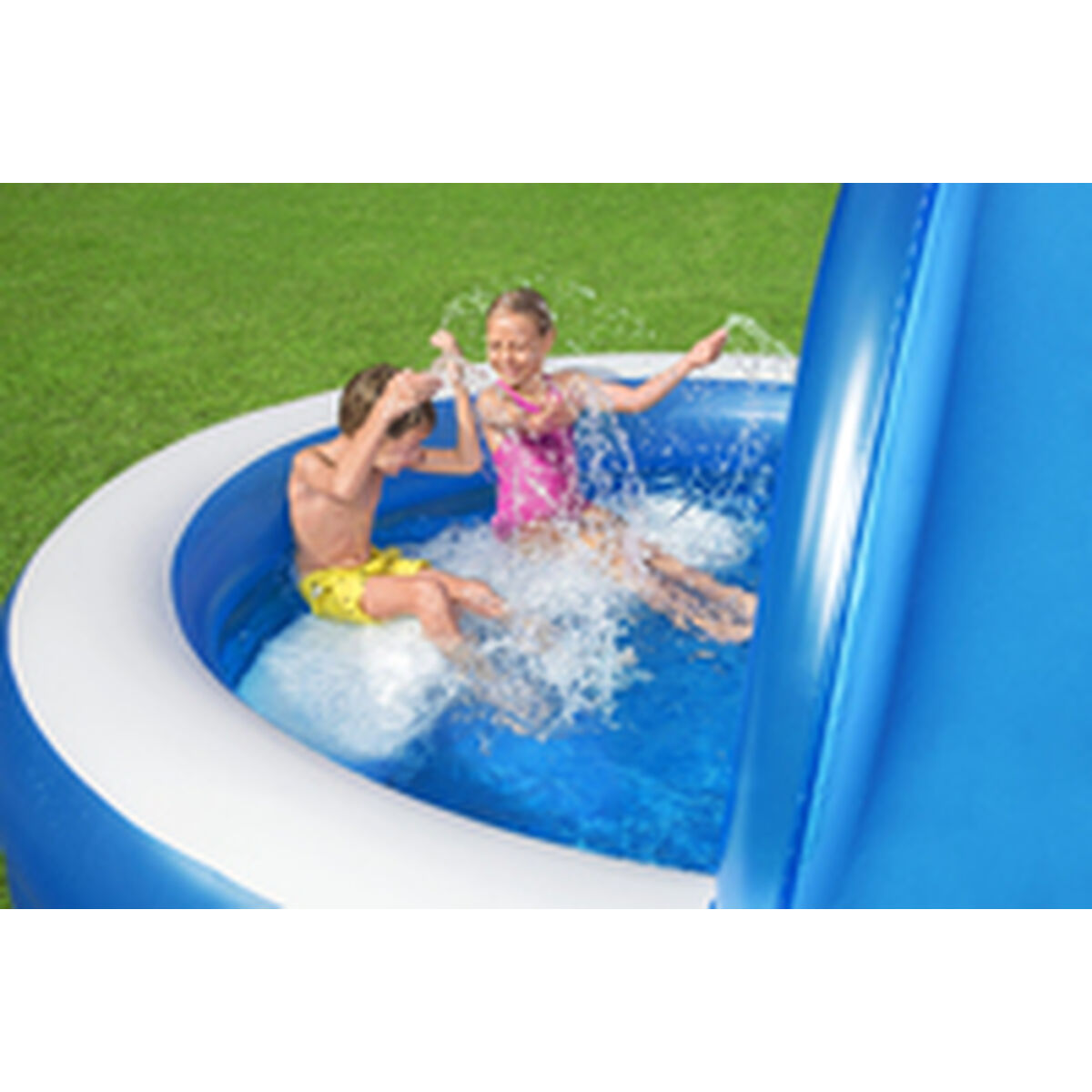 Bestway Inflatable Paddling Pool For Children Bestway Multicolour 241 X 241 X 140 Cm
