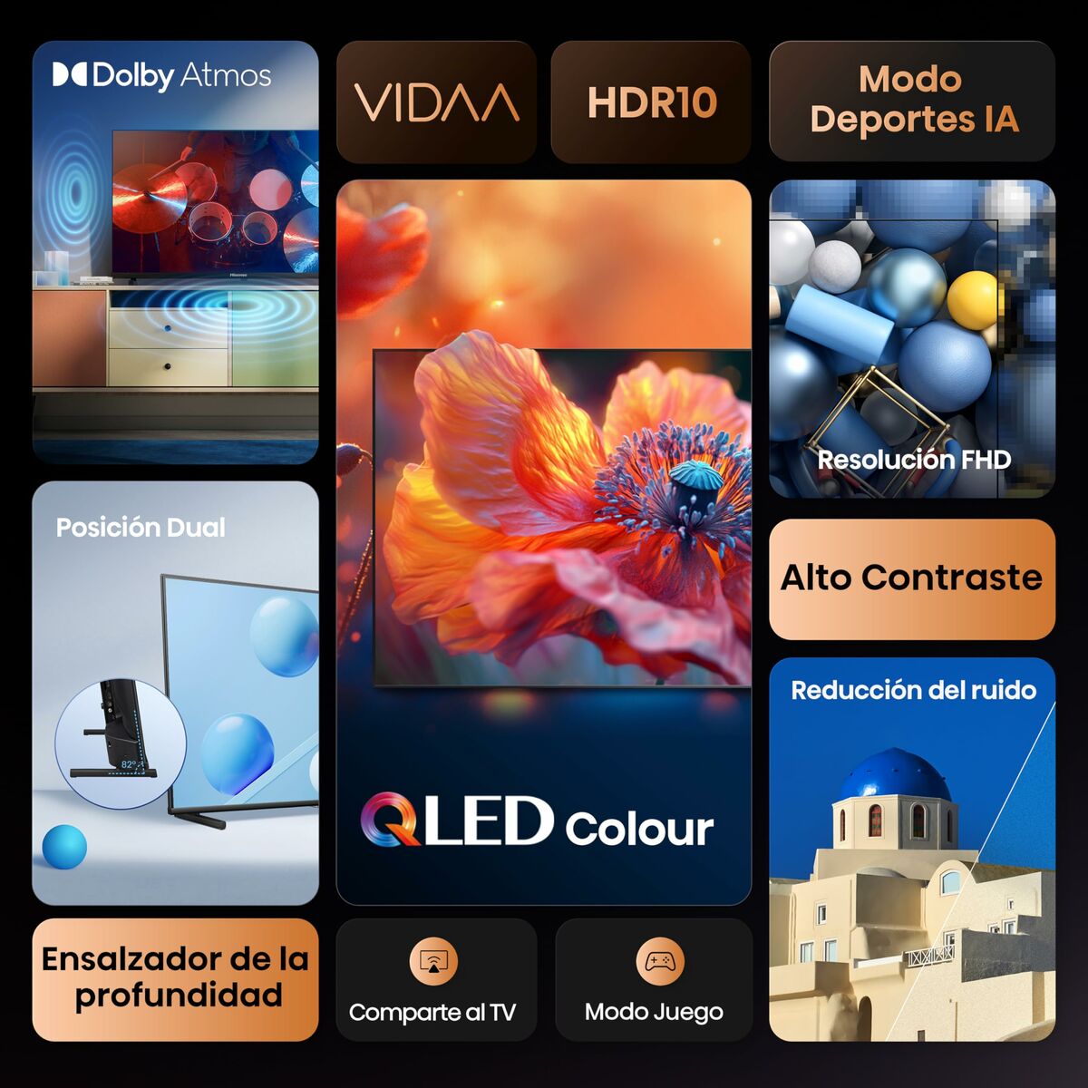 Hisense Smart Tv Hisense 32A5Q 32" Full Hd Hdr Hdr10 Qled