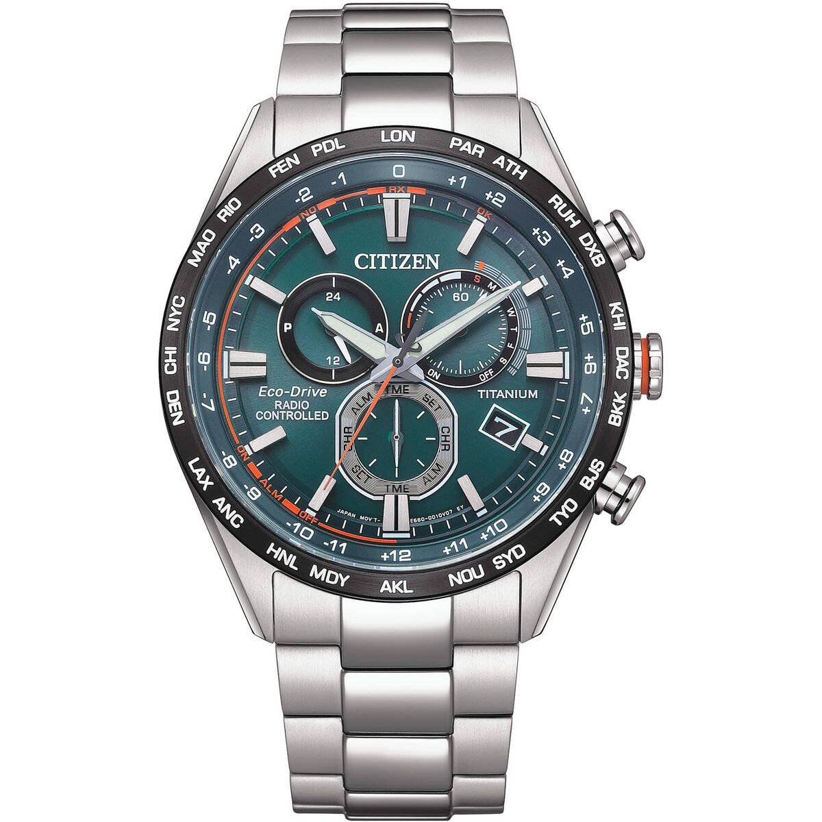 Citizen Men's Watch Citizen H660 Super Titanium Silver (Ø 44 Mm)