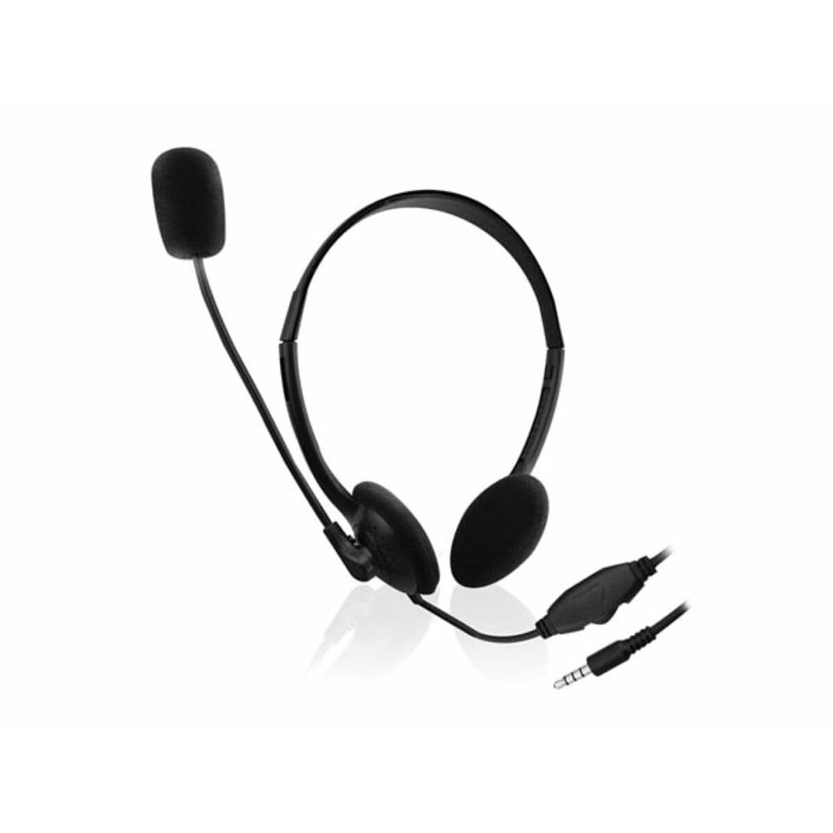 Ewent Headphones With Microphone Ewent Ew3567 Black (1 Unit)
