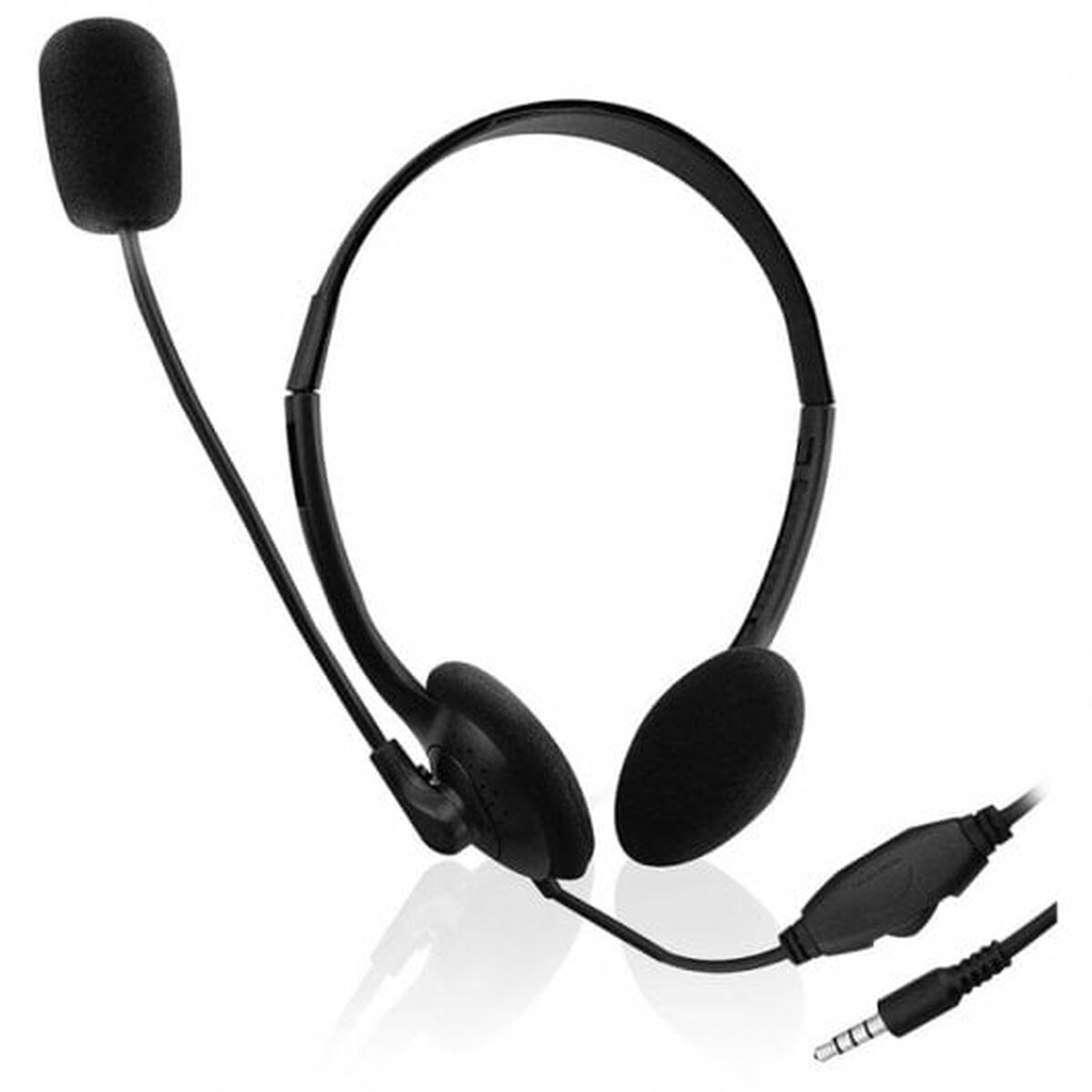 Ewent Headphones With Microphone Ewent Ew3567 Black (1 Unit)
