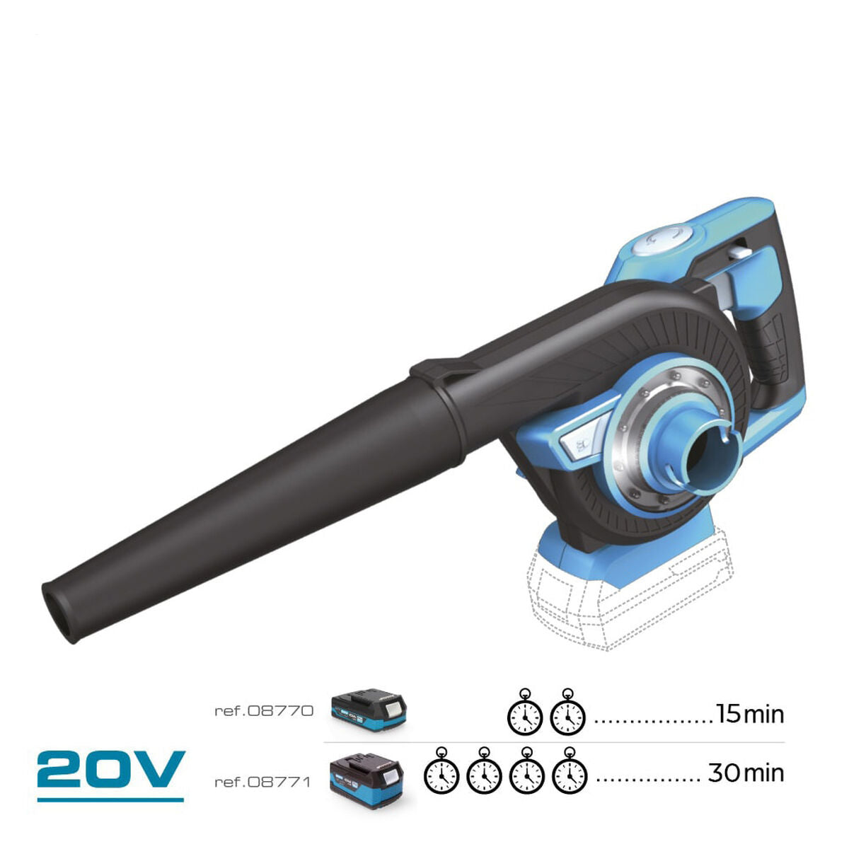 Koma Tools Blower Koma Tools Pro Series 20 V Vacuum Cleaner