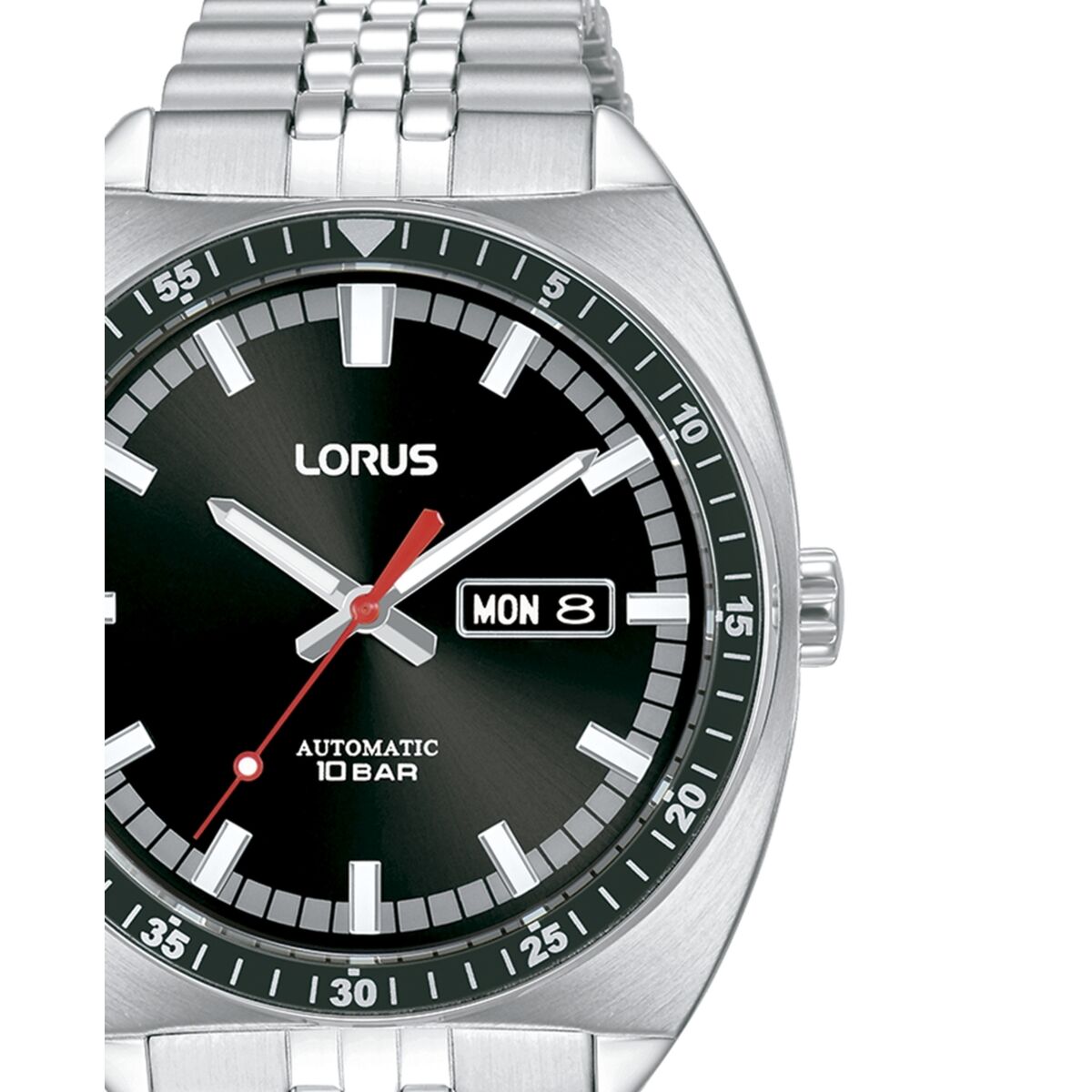 Lorus Men's Watch Lorus Rl439Bx9 Black Silver