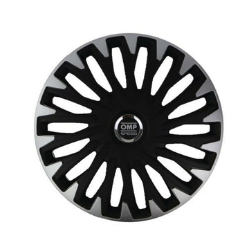 Hubcap OMP OMPS07021412 Black Silver 14" (Refurbished C)