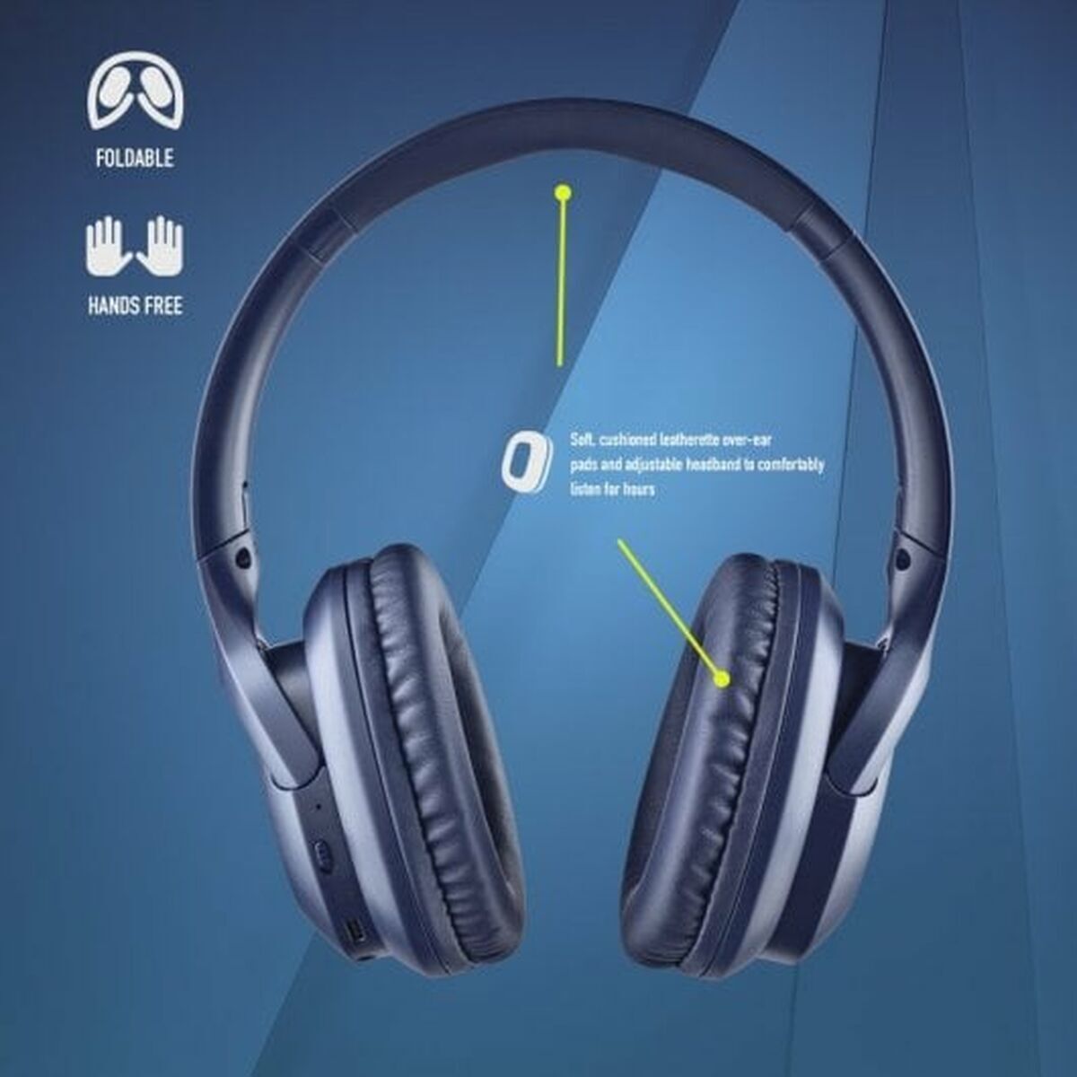 Ngs Headphones With Microphone Ngs Articagreedblue Blue