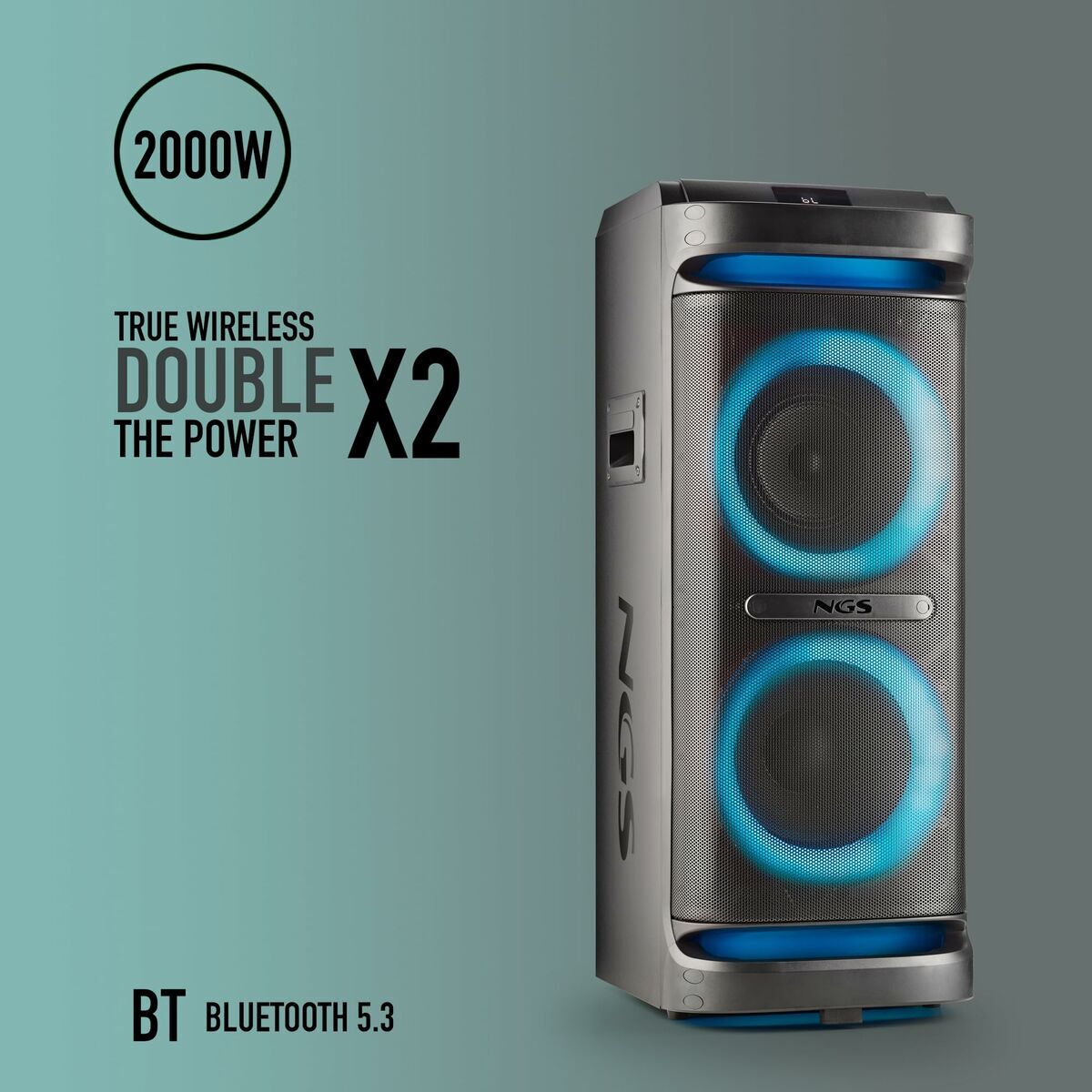 Ngs Portable Bluetooth Speakers Ngs Wildspace2 Black