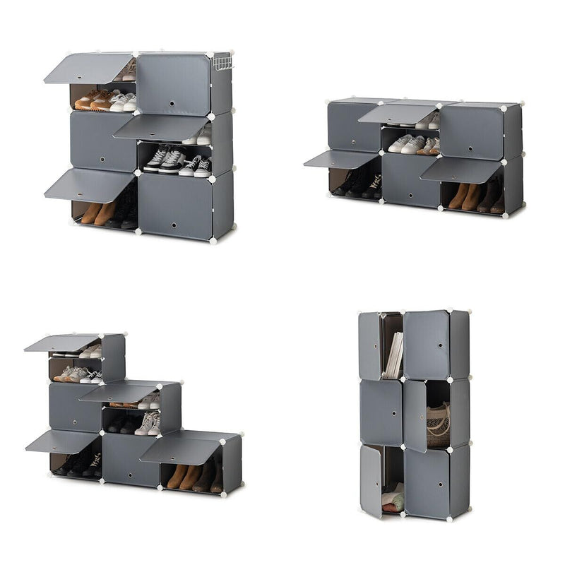 Portable Modular Shoe Cabinet InnovaGoods Grey (Refurbished A)