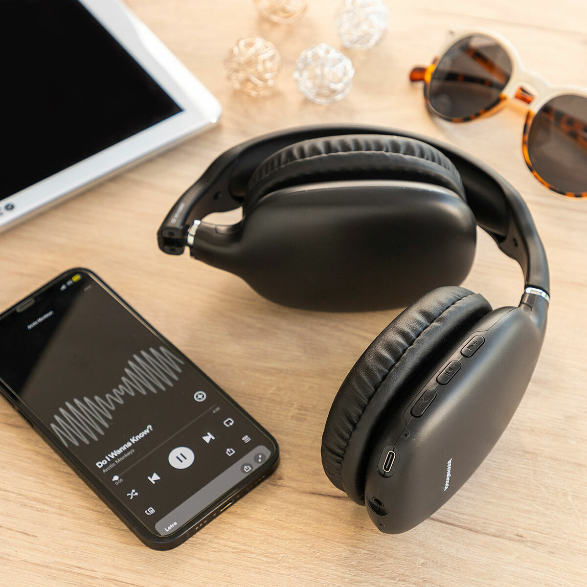 Innovagoods Folding Wireless Over-Ear Headphones Folbeat Innovagoods