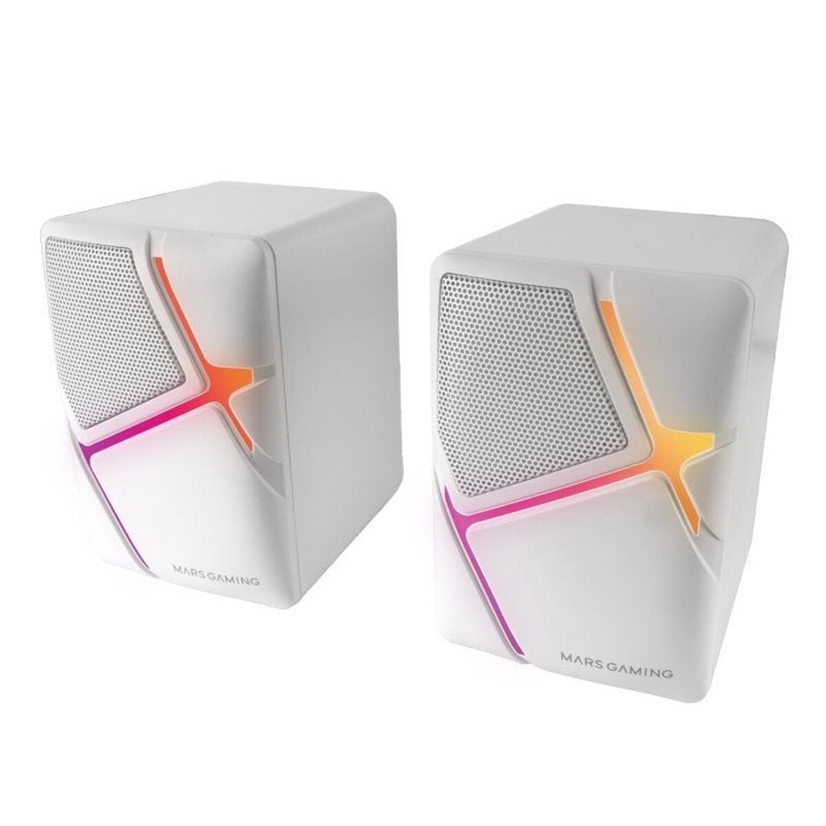 Mars Gaming Portable Bluetooth Speakers Mars Gaming Mshw White Black 4 W